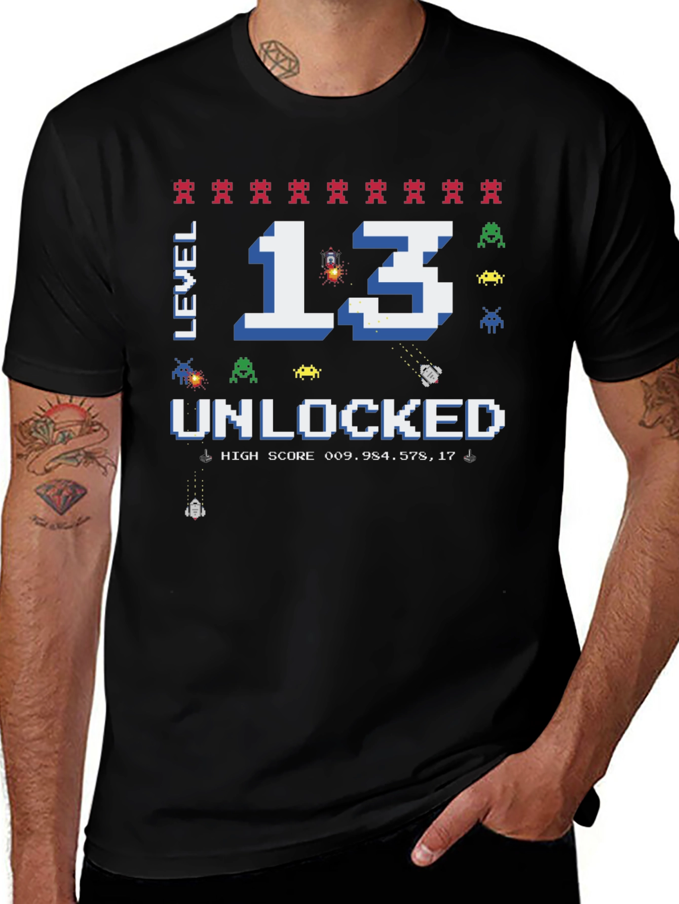 Level 13 Unlocked Gaming T-Shirt