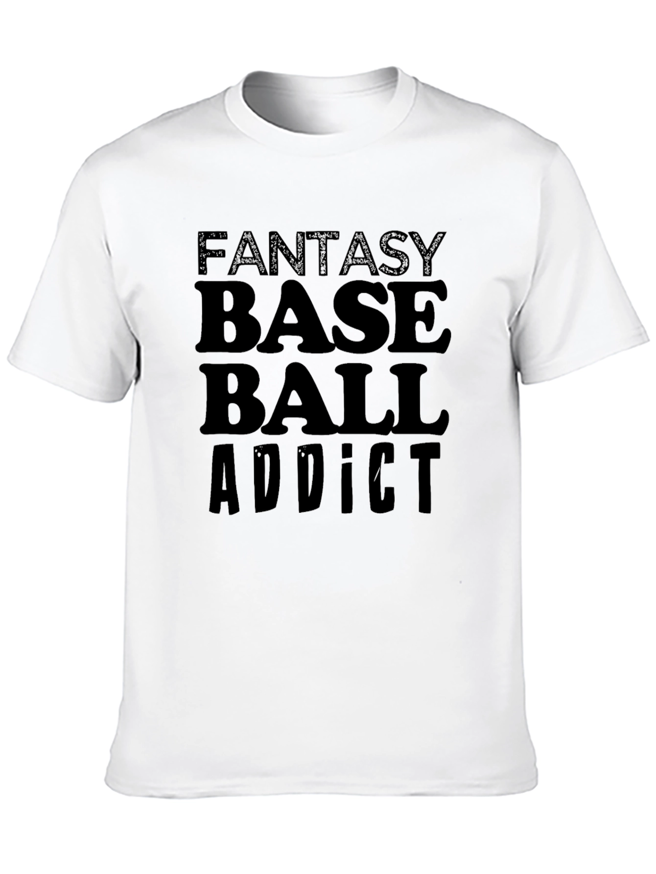 Fantasy Baseball Addict Graphic T-Shirt