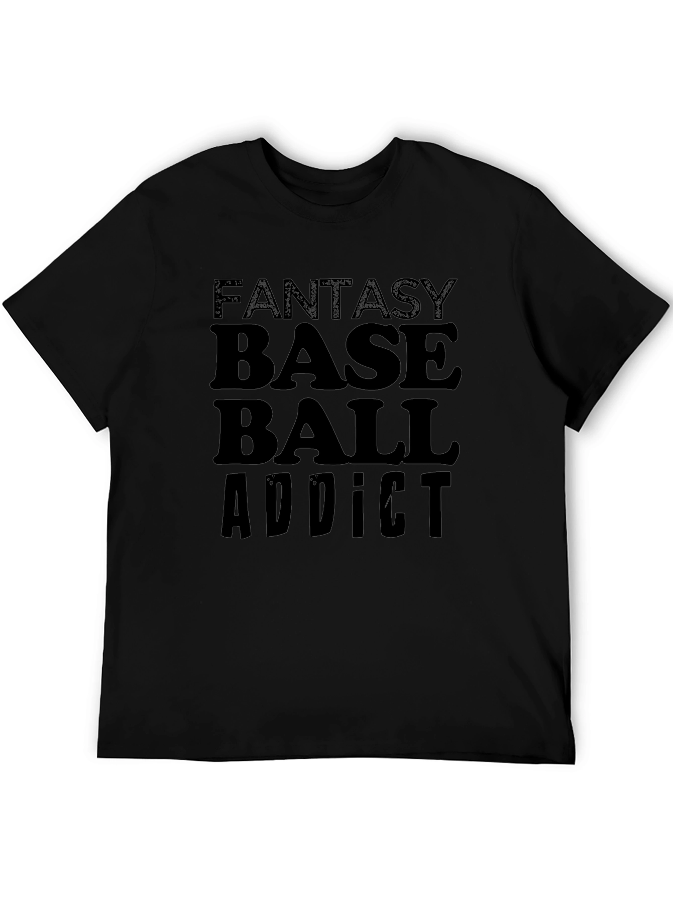 Fantasy Baseball Addict Graphic T-Shirt
