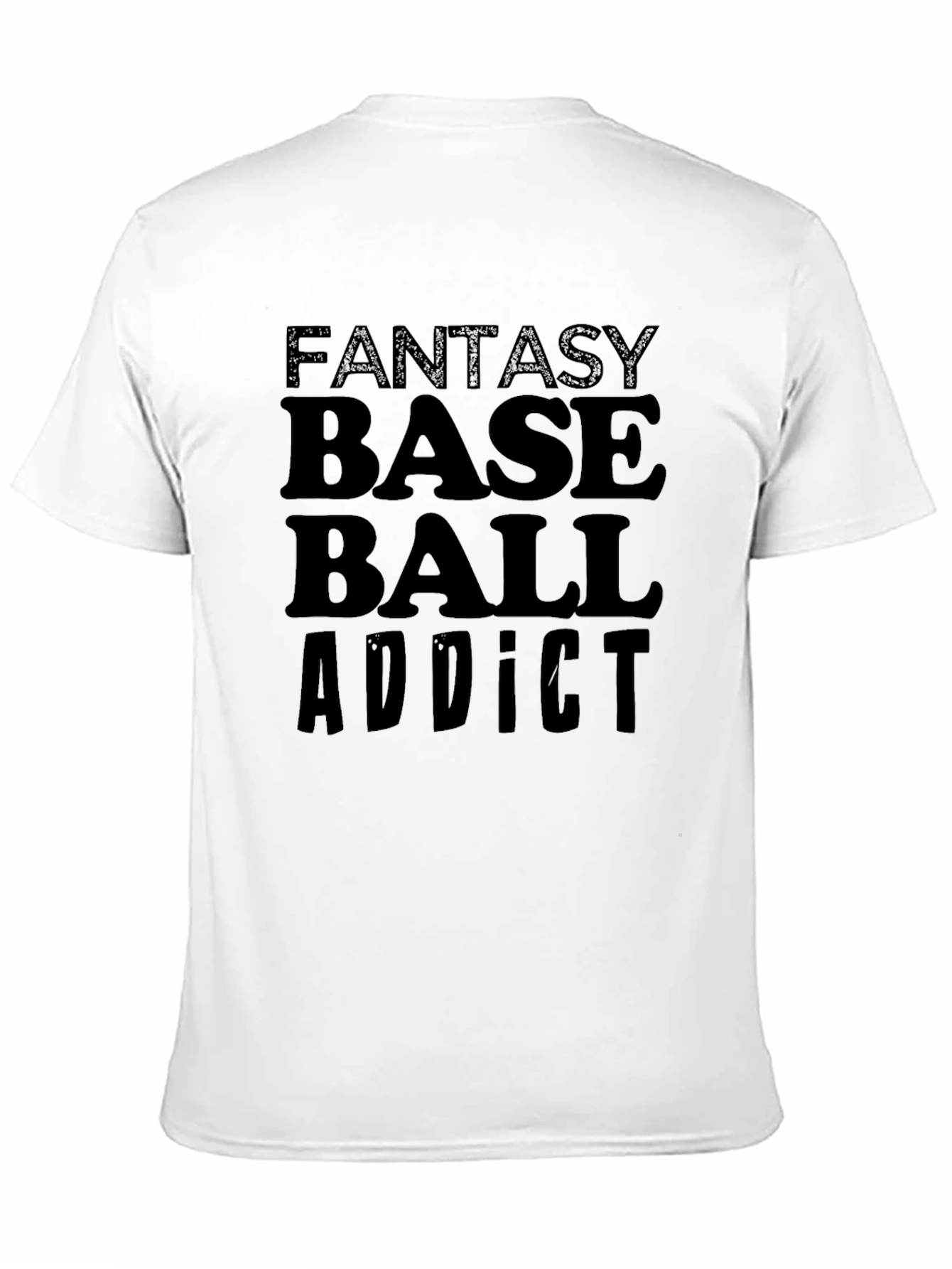 Fantasy Baseball Addict Graphic T-Shirt