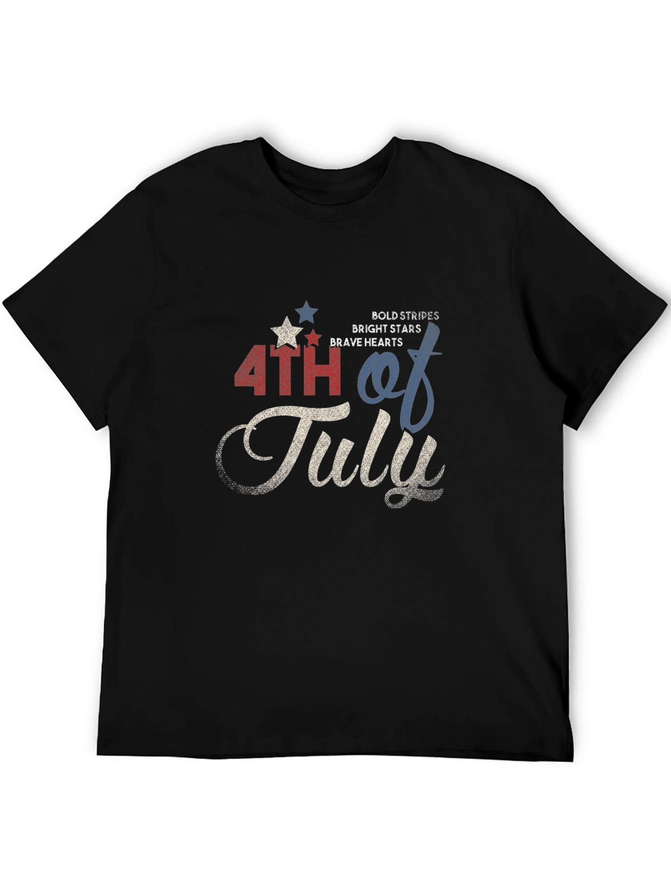 4th of July Graphic T-Shirt - Patriotic Design