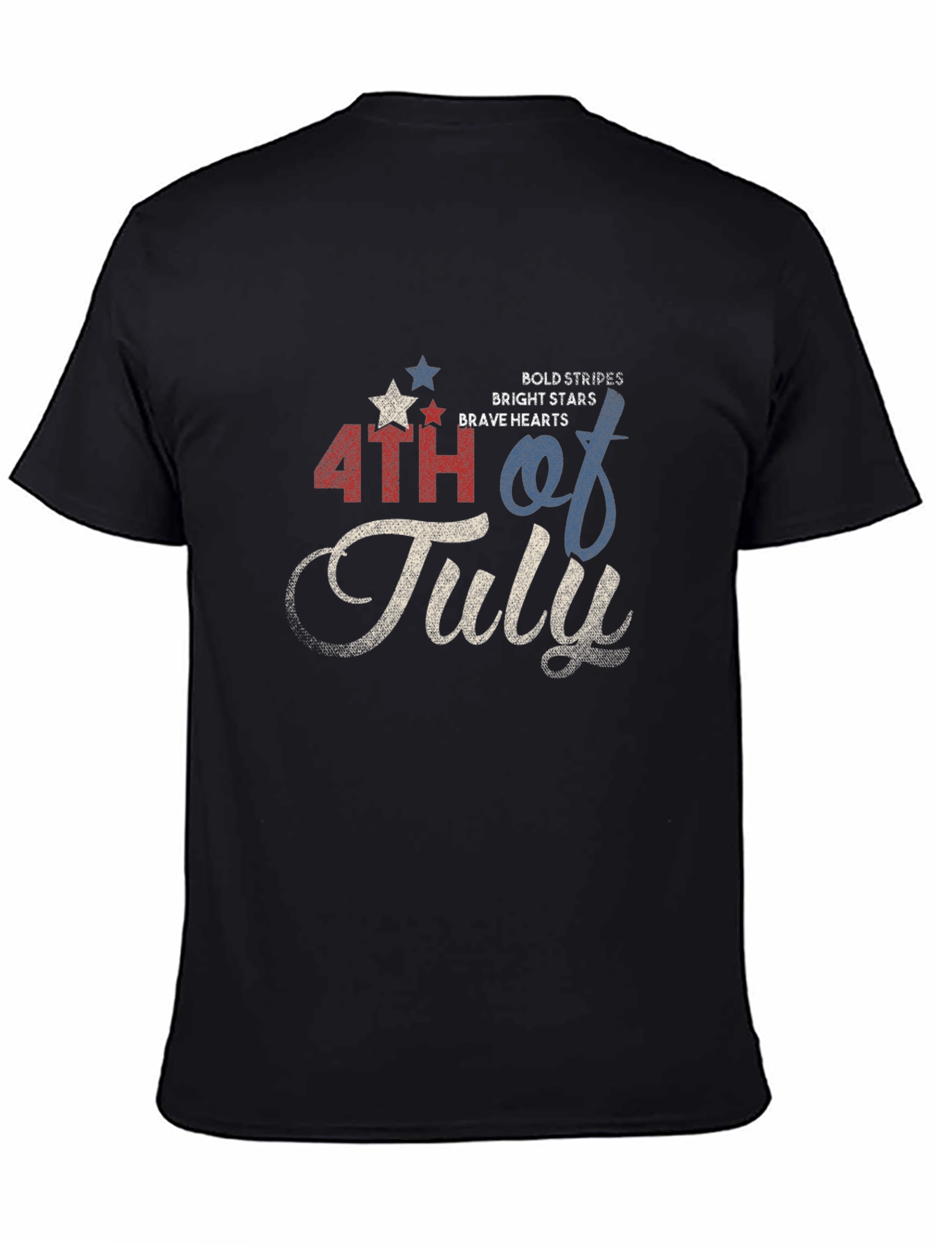 4th of July Graphic T-Shirt - Patriotic Design