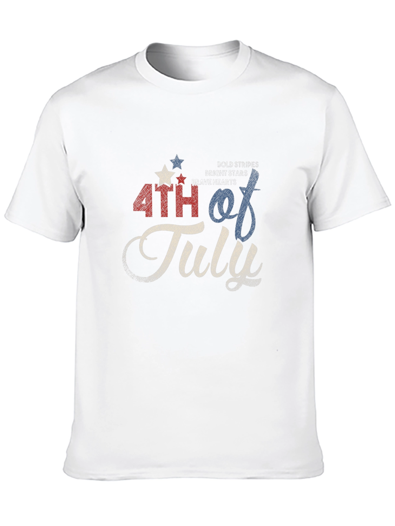 4th of July Graphic T-Shirt - Patriotic Design