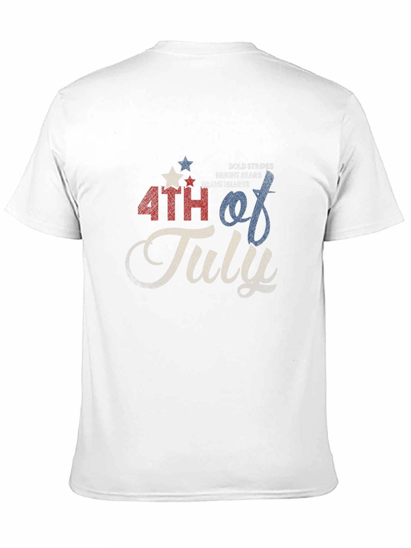 4th of July Graphic T-Shirt - Patriotic Design
