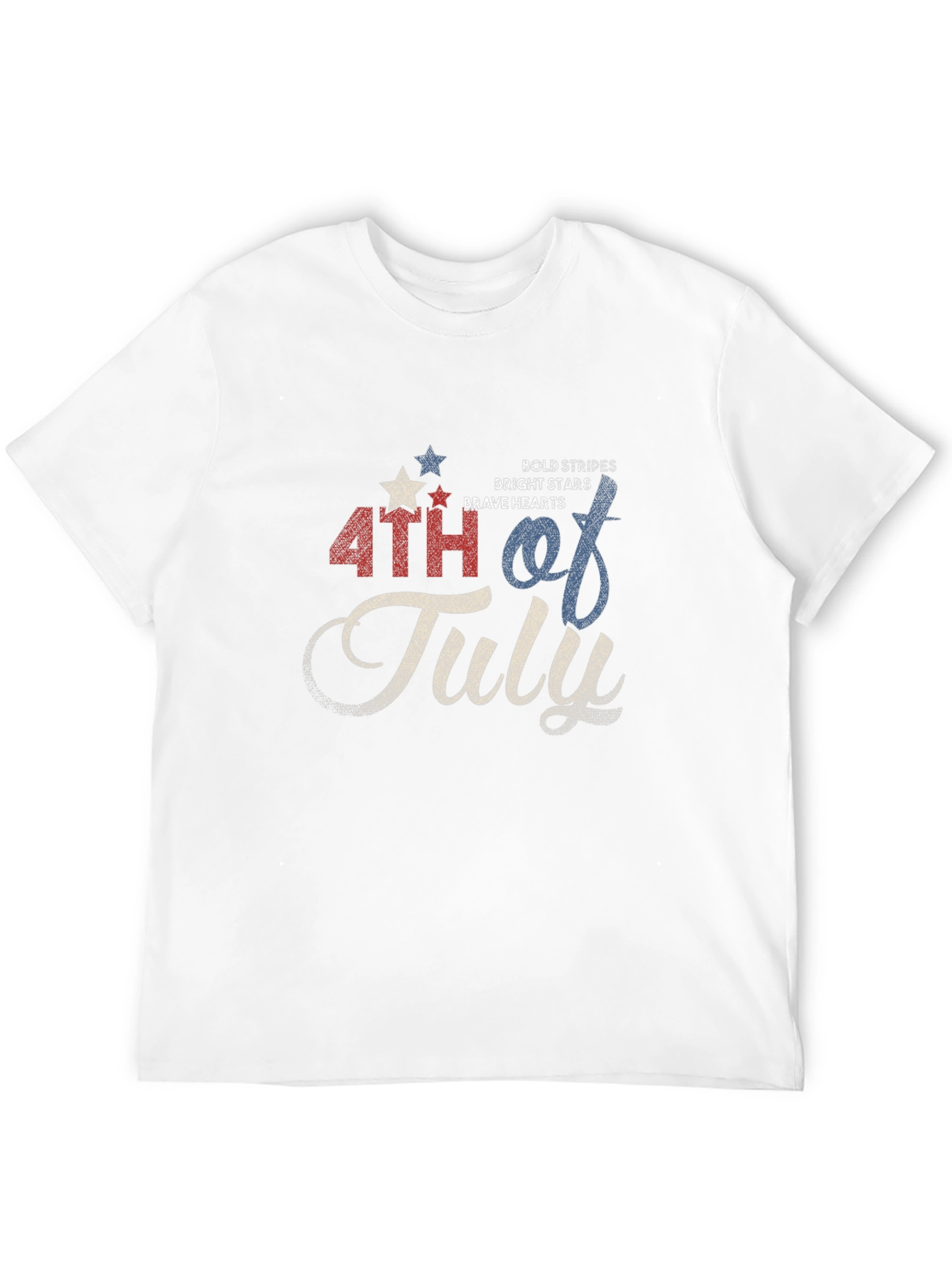 4th of July Graphic T-Shirt - Patriotic Design
