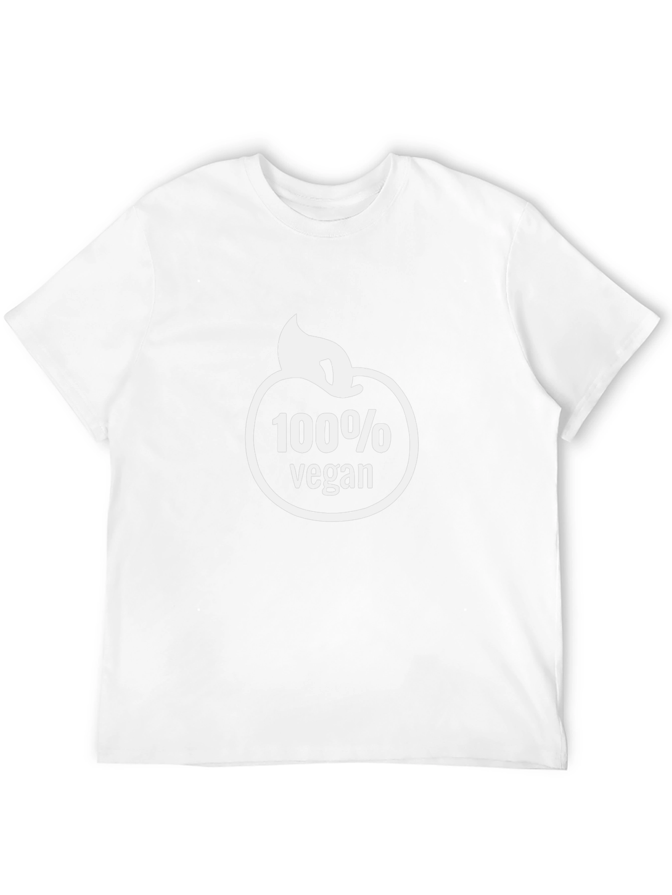 100% Vegan Graphic Tee - Black
