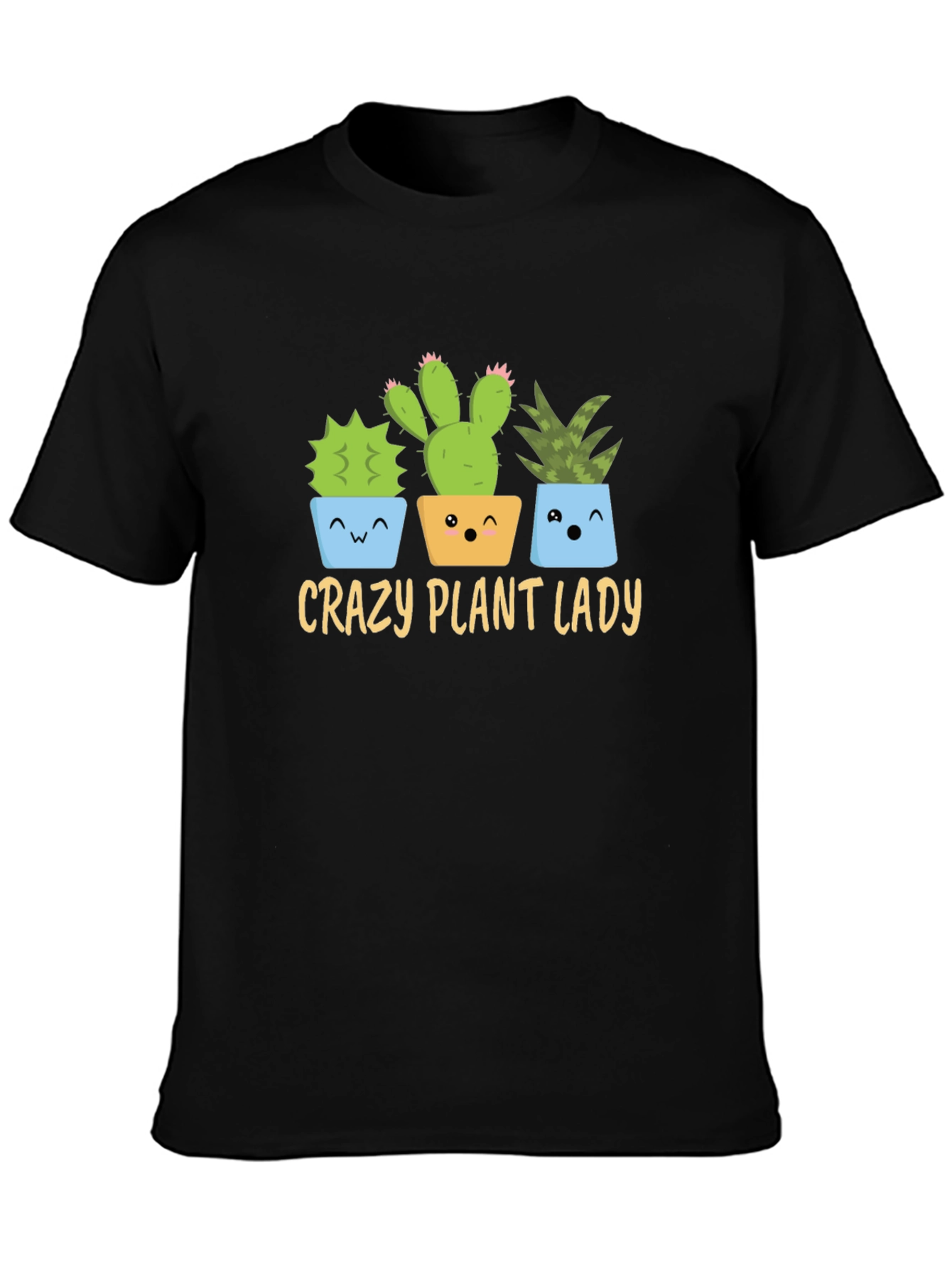 Crazy Plant Lady T-Shirt - Succulent Design