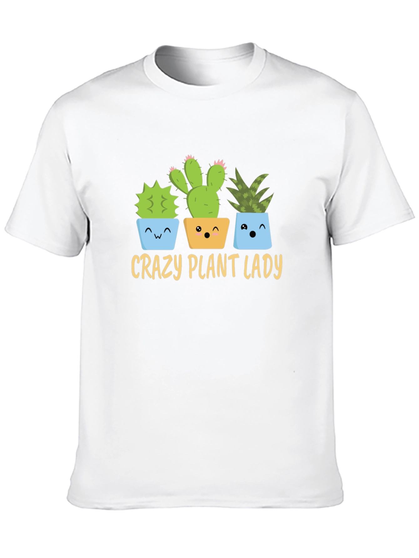 Crazy Plant Lady T-Shirt - Succulent Design