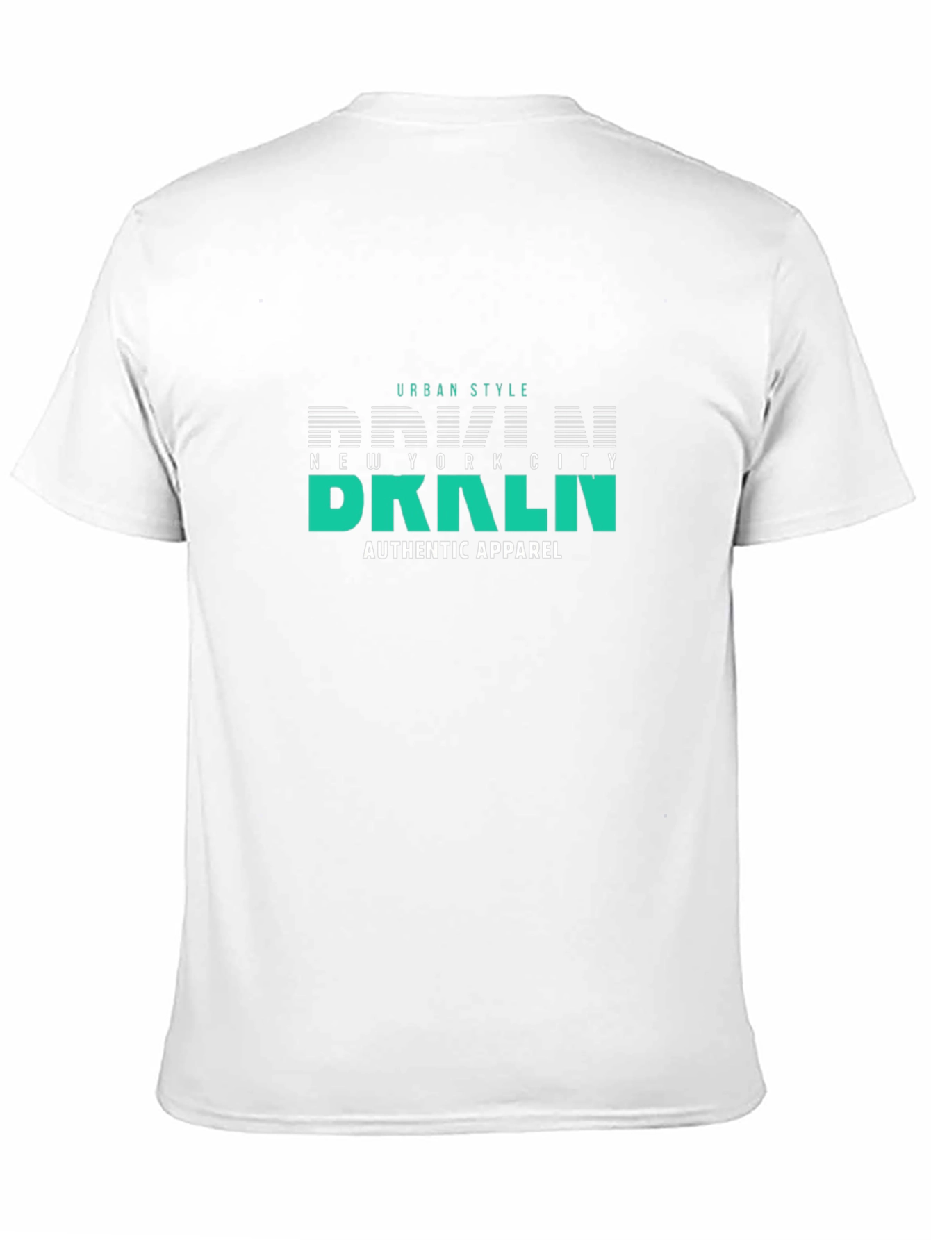Urban Style BRKLN Graphic T-Shirt - Black