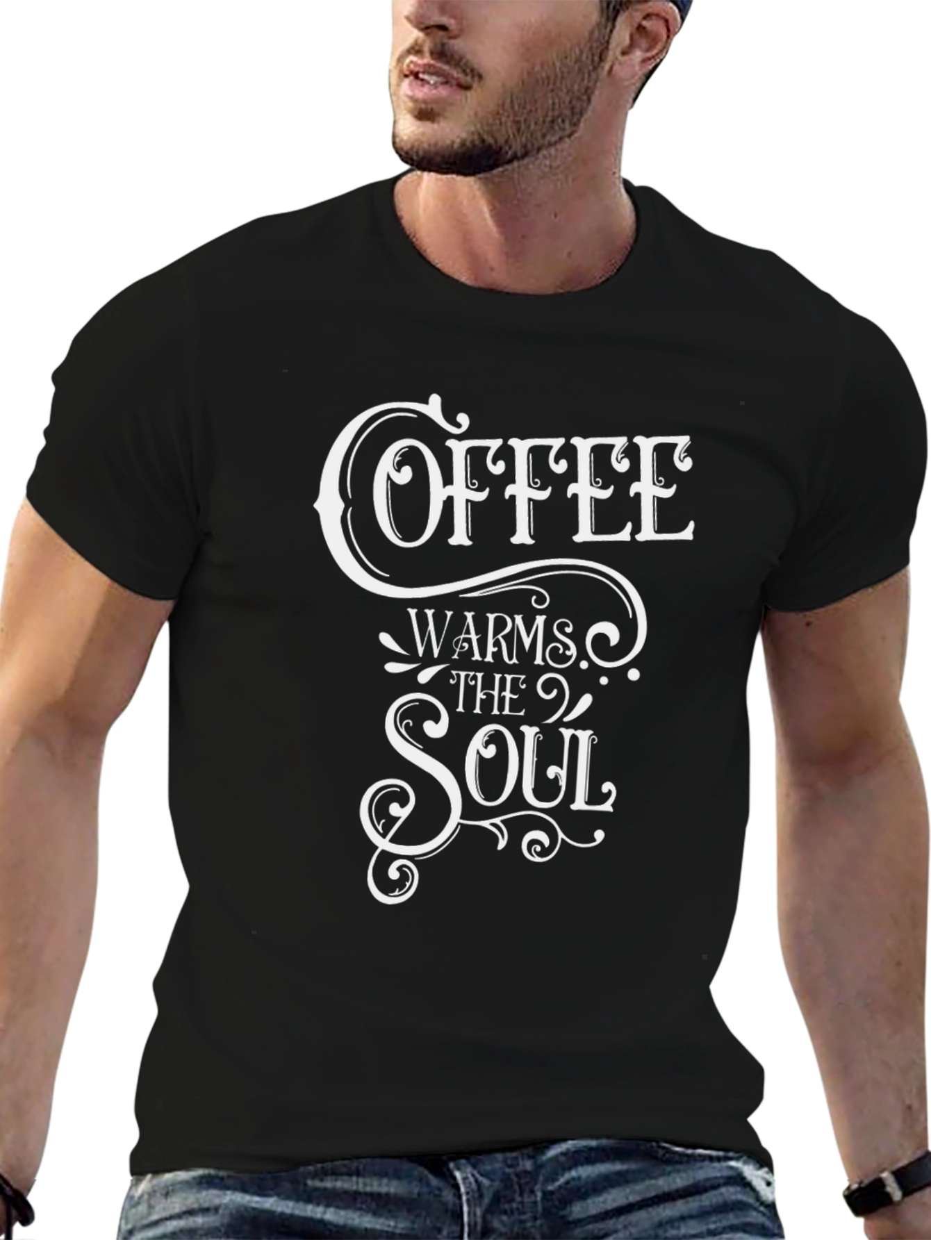 Coffee Warms The Soul Graphic T-Shirt