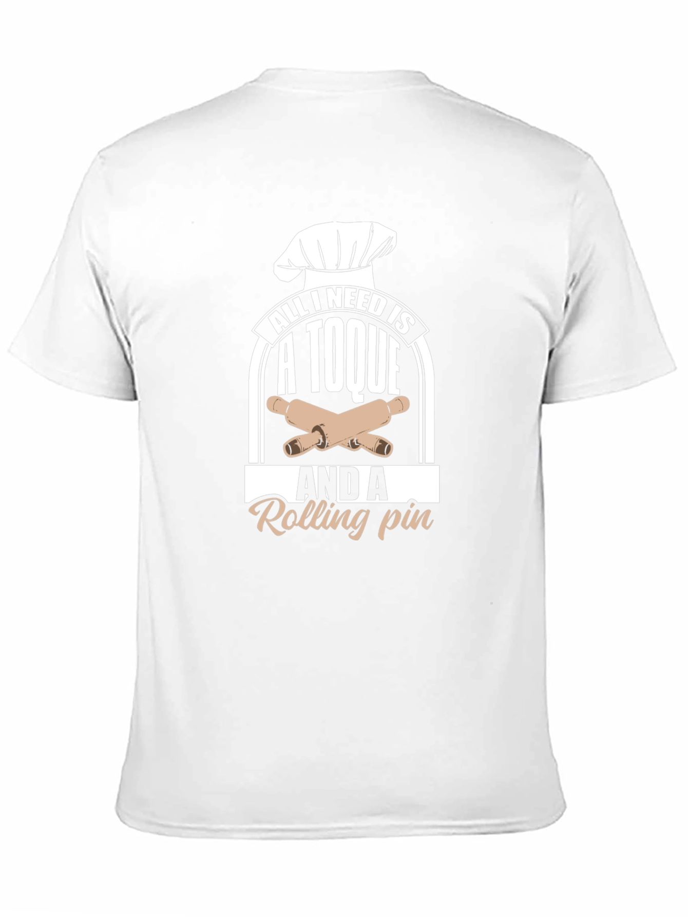Chefs Toque & Rolling Pin Graphic T-Shirt