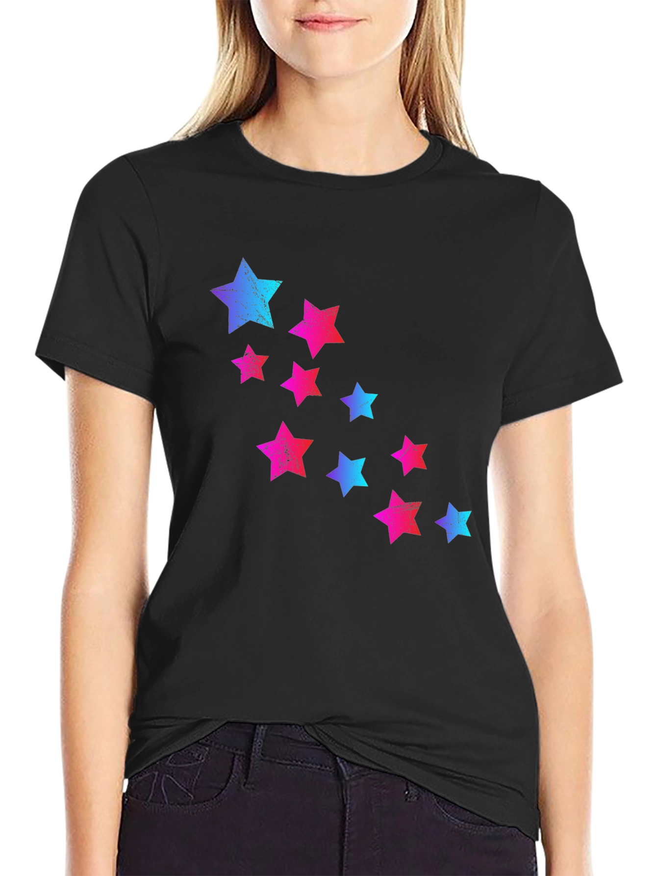 Starry Sky Black T-Shirt