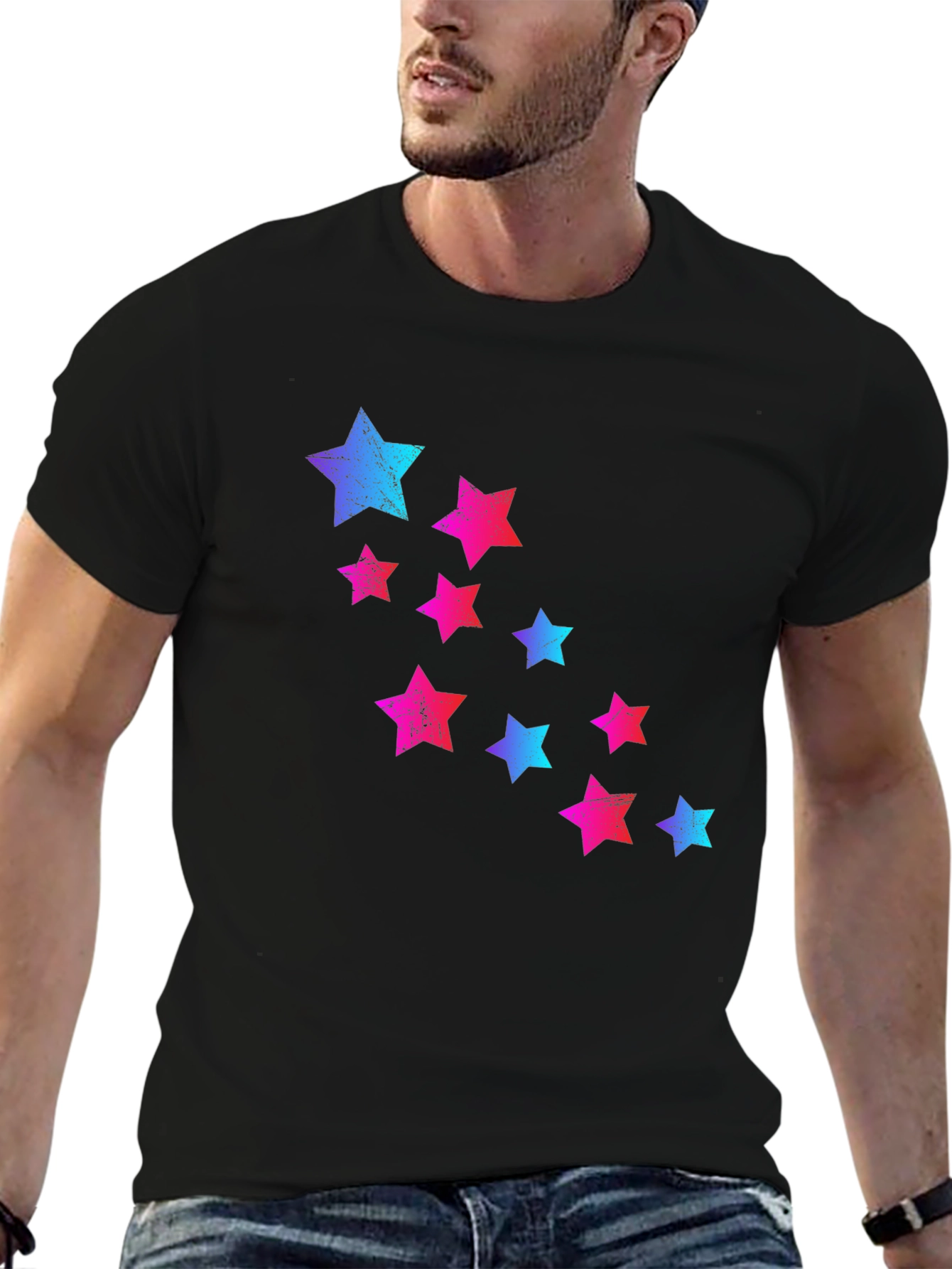 Starry Sky Black T-Shirt