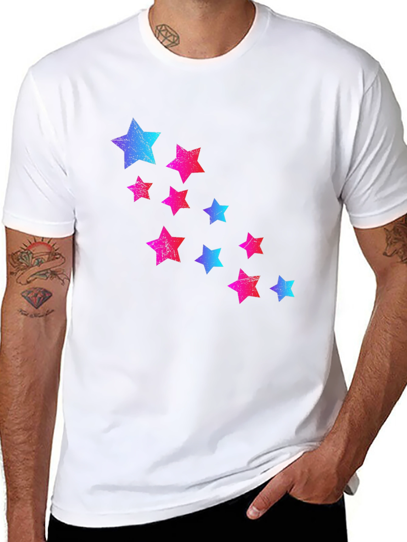 Starry Sky Black T-Shirt