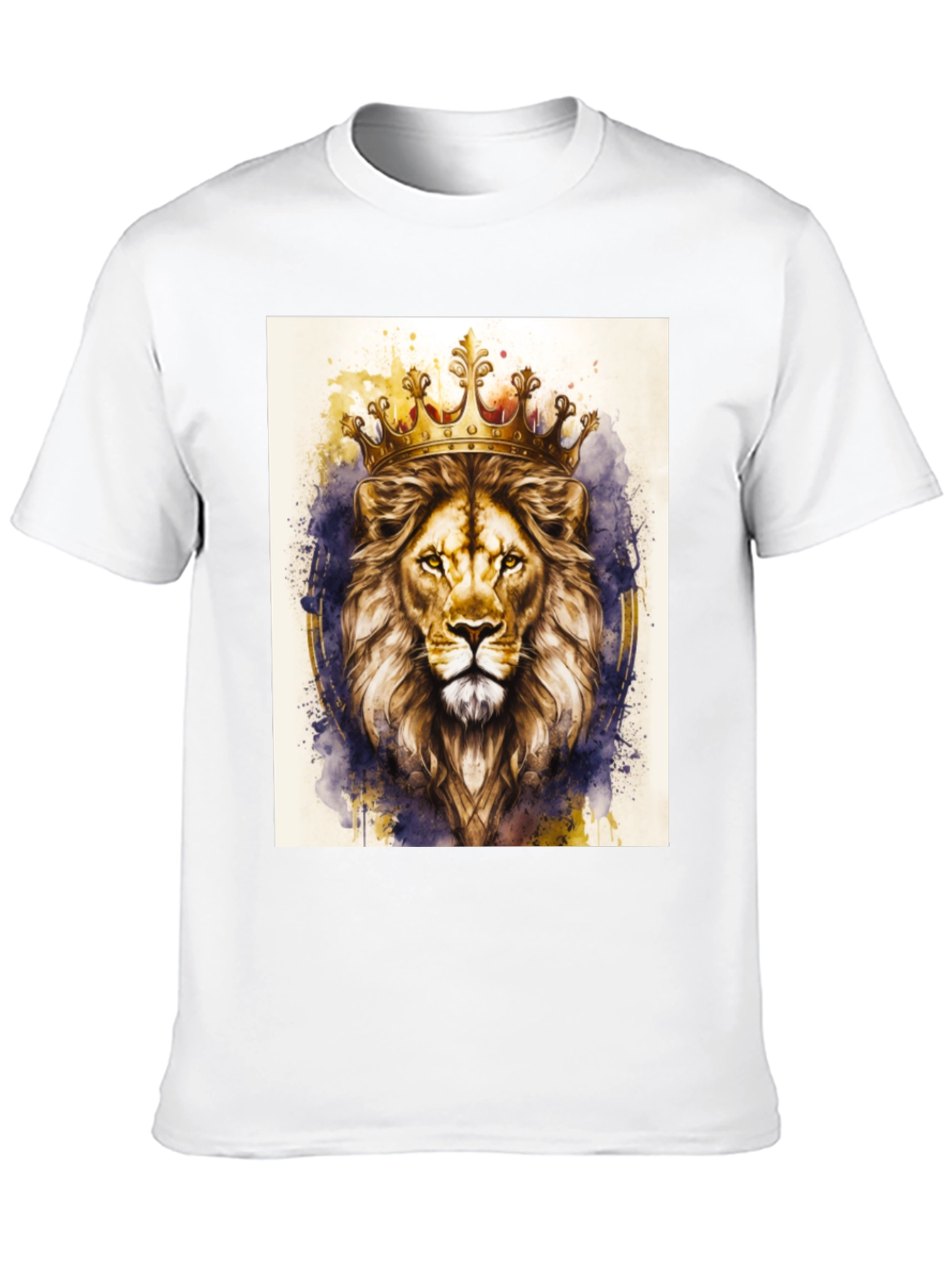 Lion King Graphic Tee - Black Cotton T-Shirt