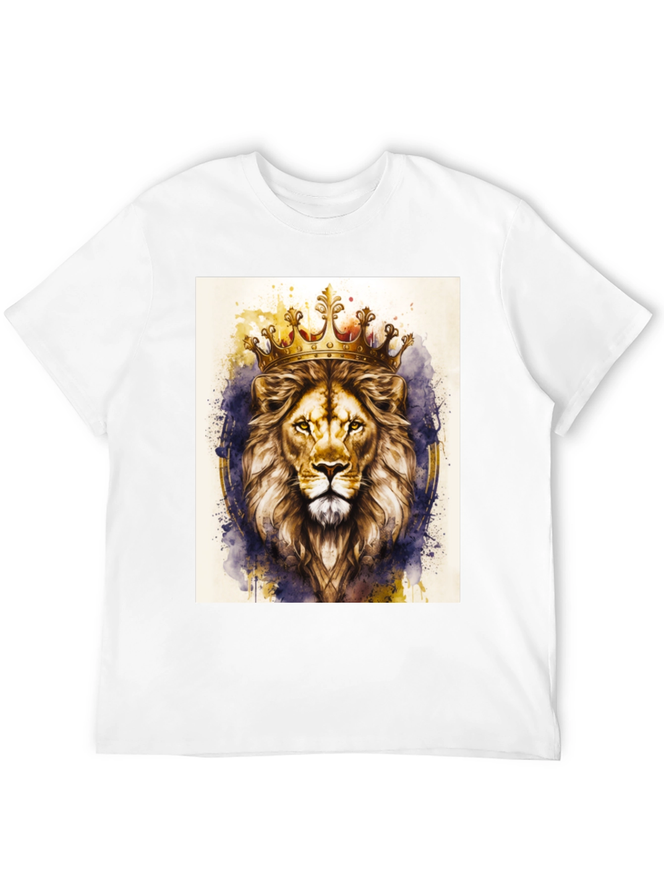 Lion King Graphic Tee - Black Cotton T-Shirt