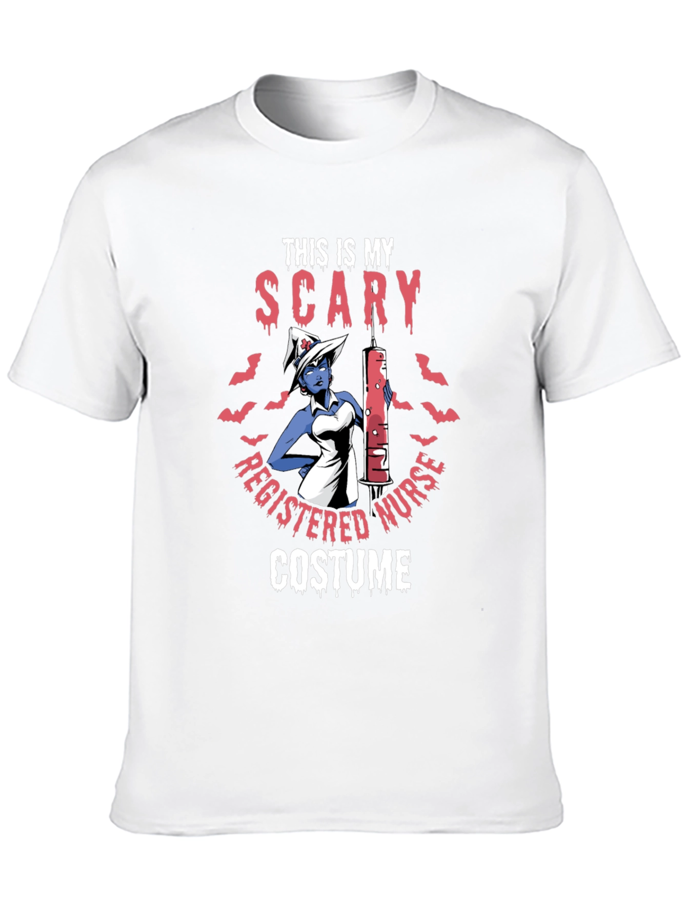 Scary Nurse Halloween Costume T-Shirt