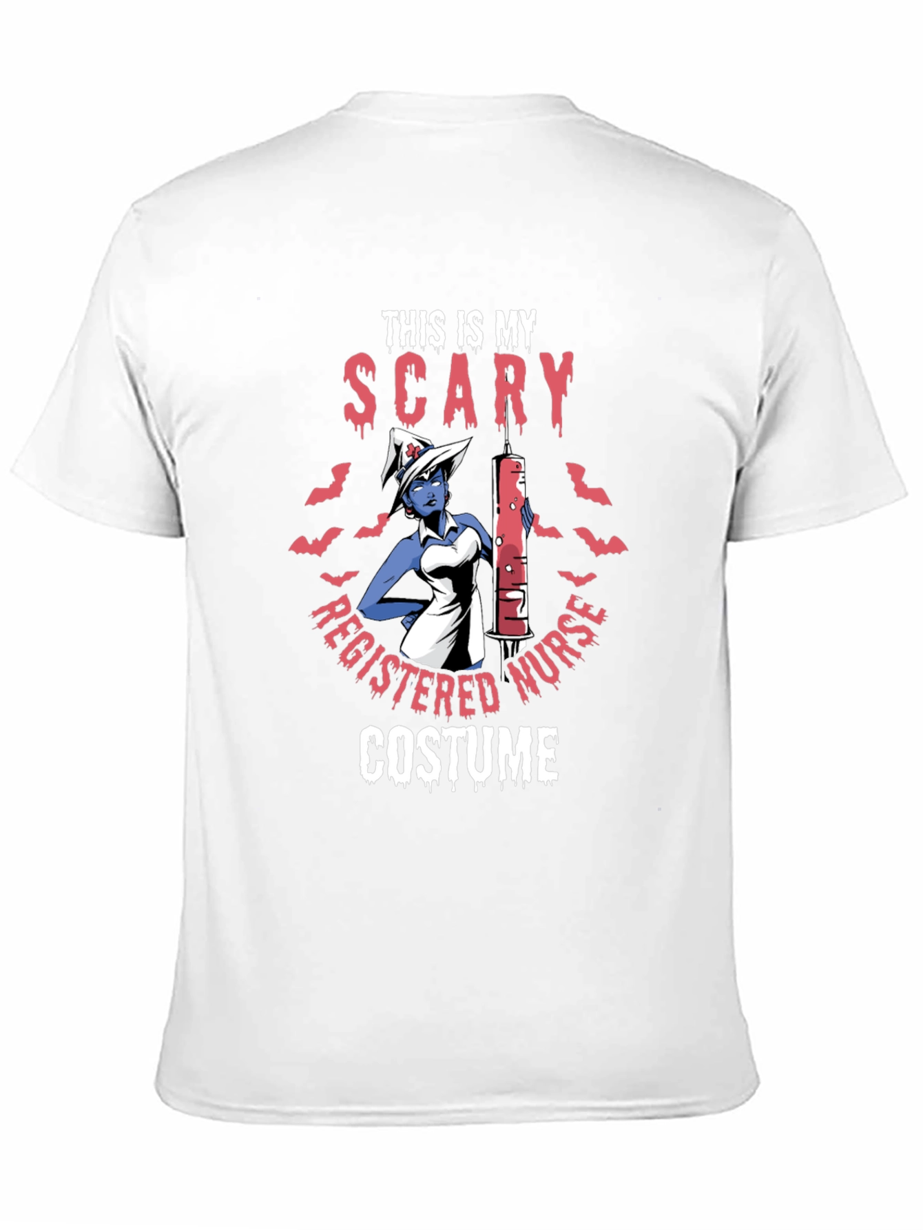 Scary Nurse Halloween Costume T-Shirt