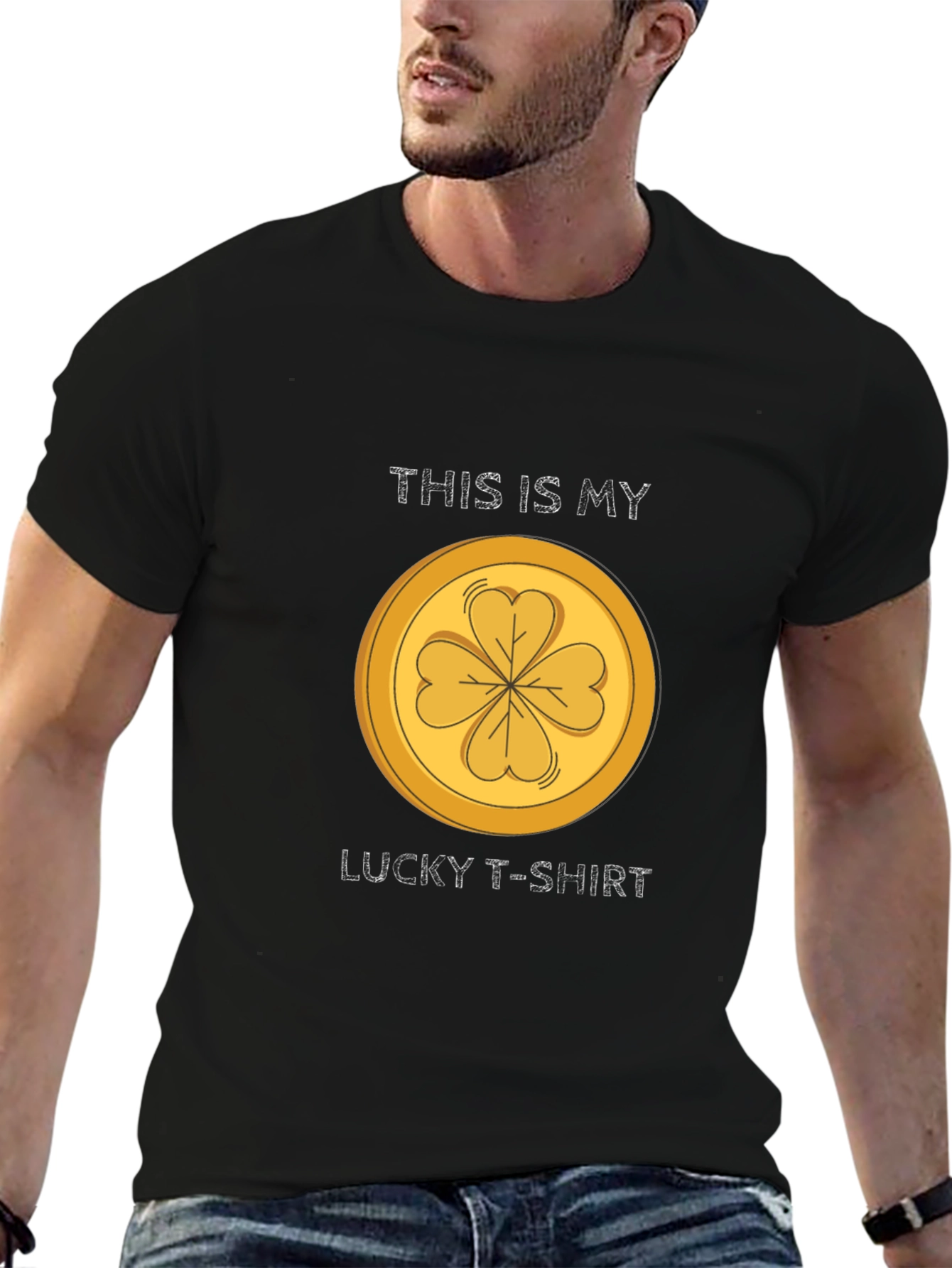 Lucky T-Shirt: St. Patricks Day Clover
