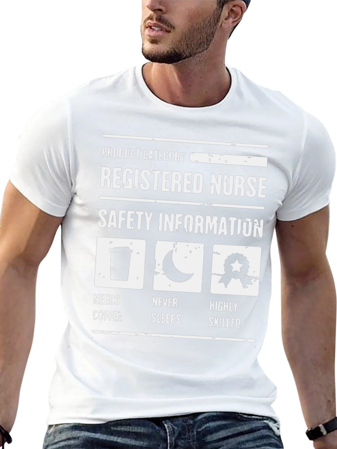 Registered Nurse Humor T-Shirt - Coffee Sleep Skill