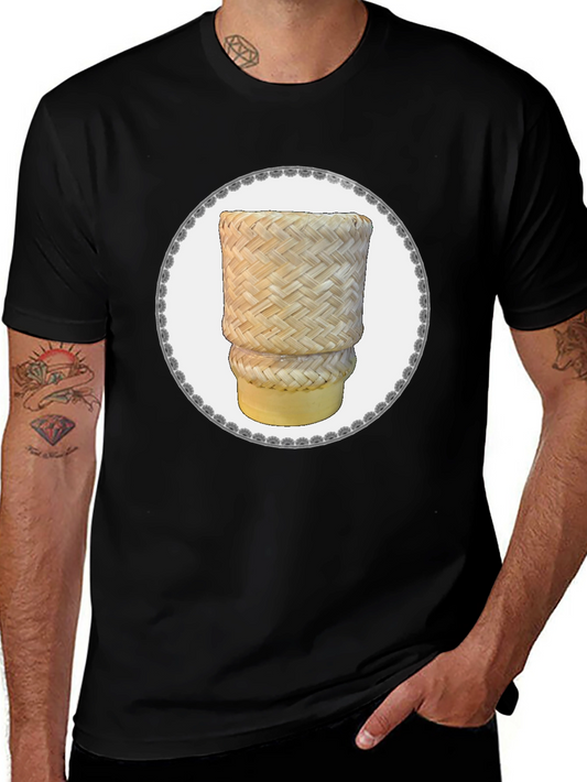 Woven Rice Basket T-Shirt