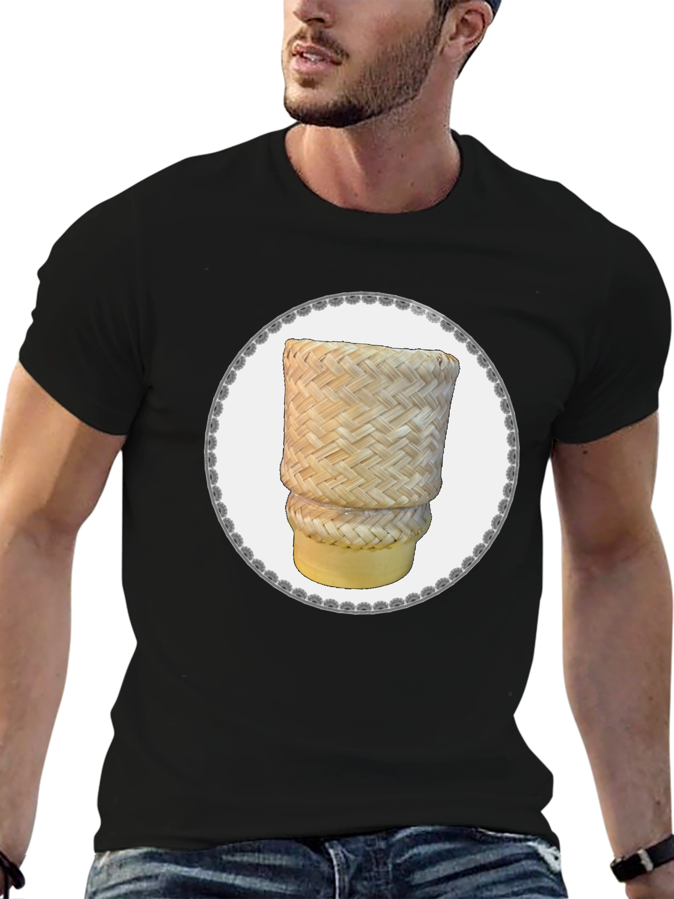 Woven Rice Basket T-Shirt