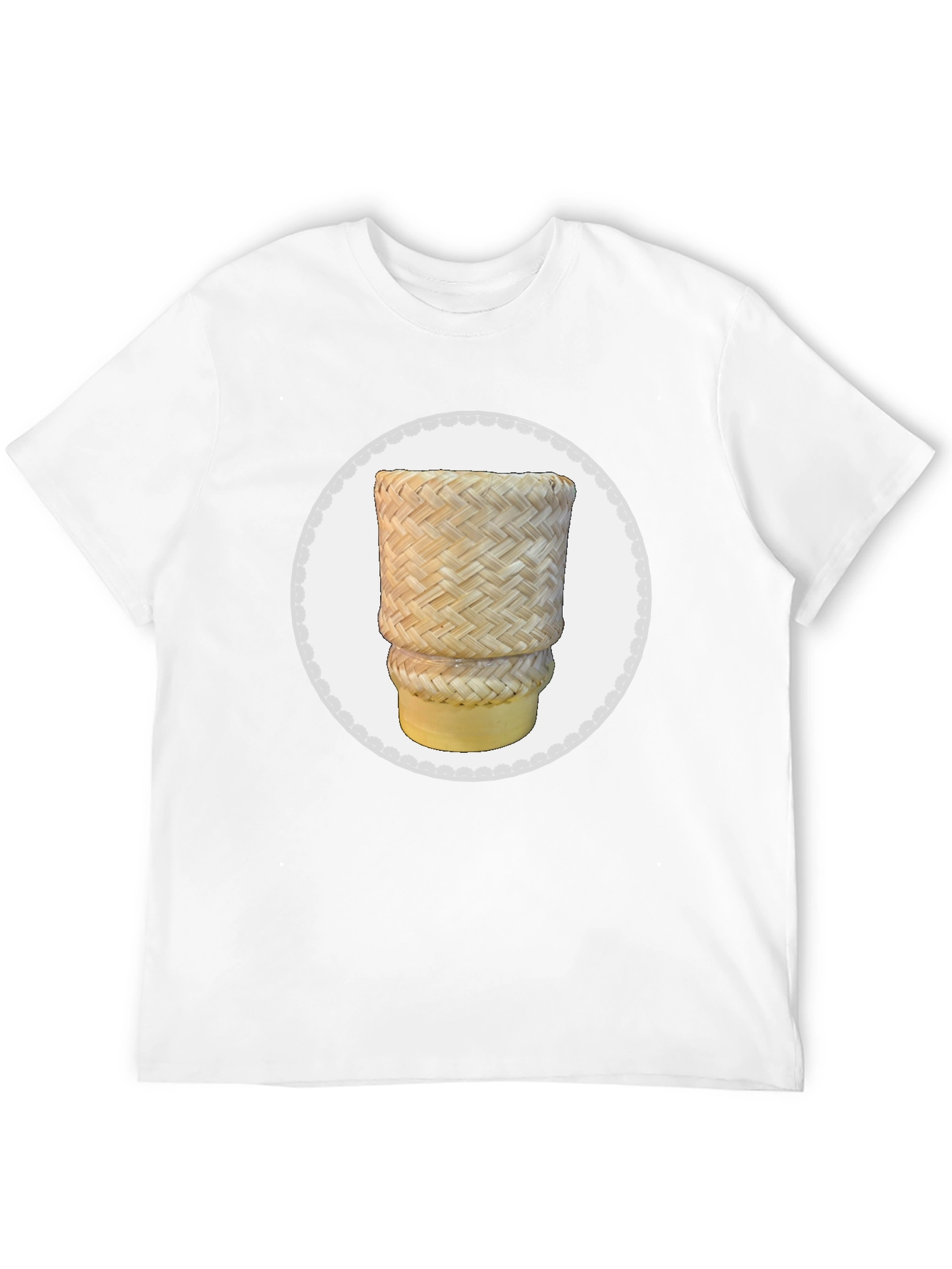 Woven Rice Basket T-Shirt