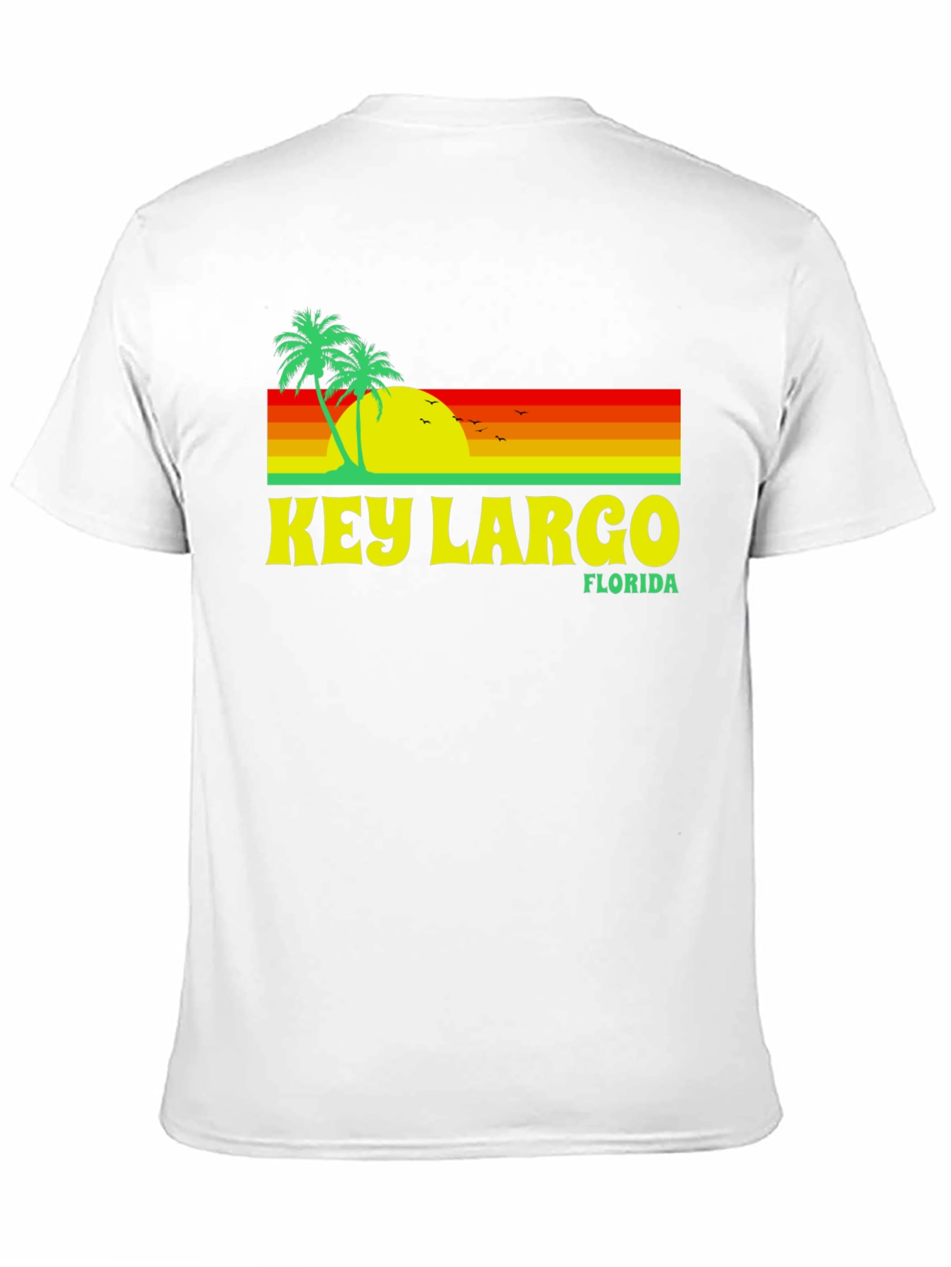 Key Largo Florida Retro Graphic T-Shirt