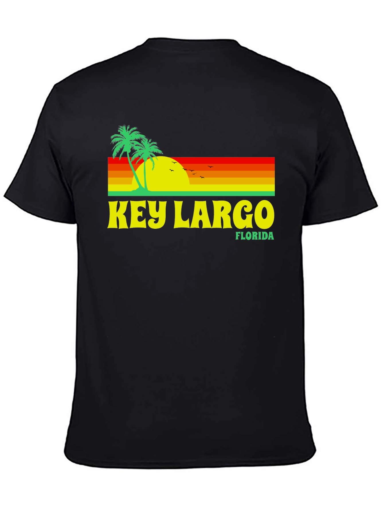 Key Largo Florida Retro Graphic T-Shirt
