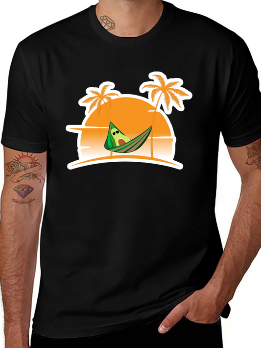 Relaxing Avocado Beach T-Shirt