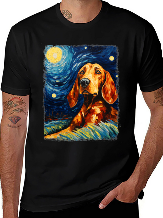 Starry Night Dachshund T-Shirt