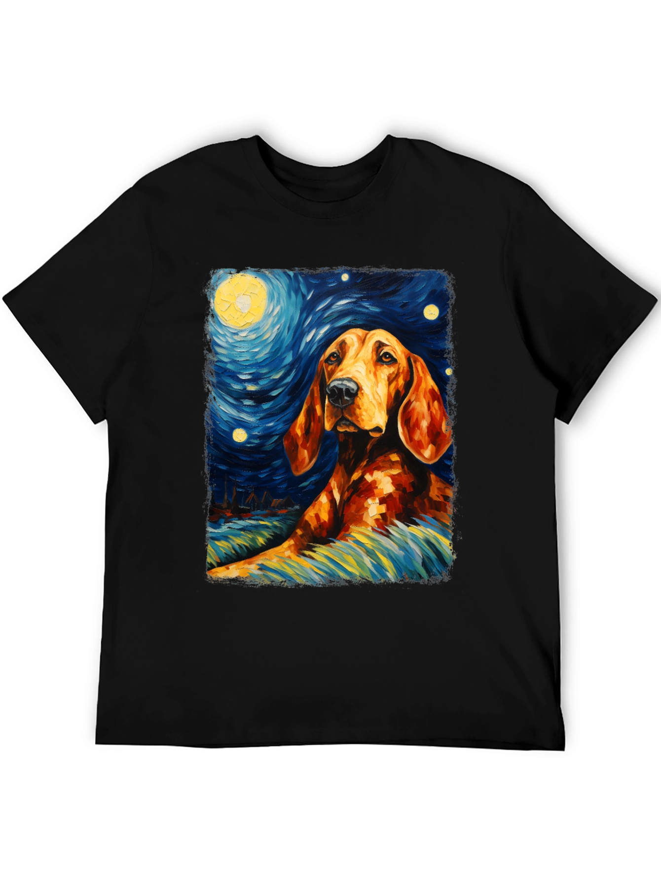 Starry Night Dachshund T-Shirt