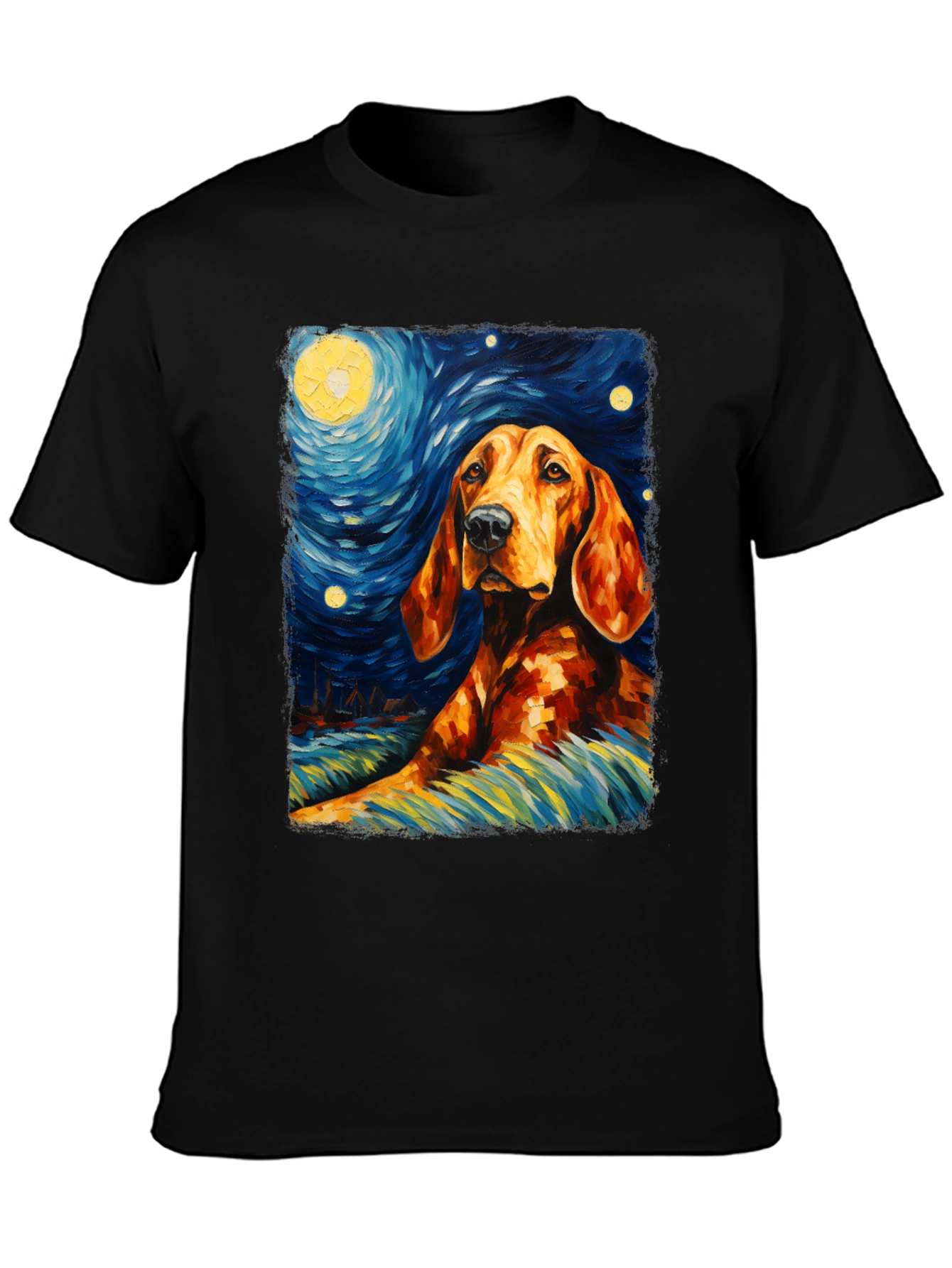 Starry Night Dachshund T-Shirt