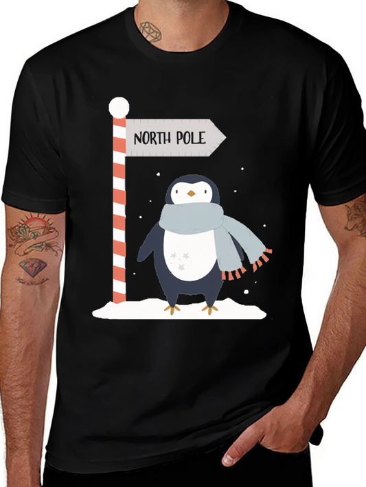 North Pole Penguin Graphic Tee