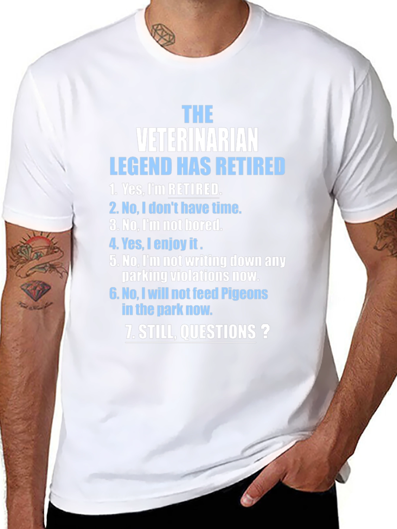 Retired Veterinarian Legend T-Shirt