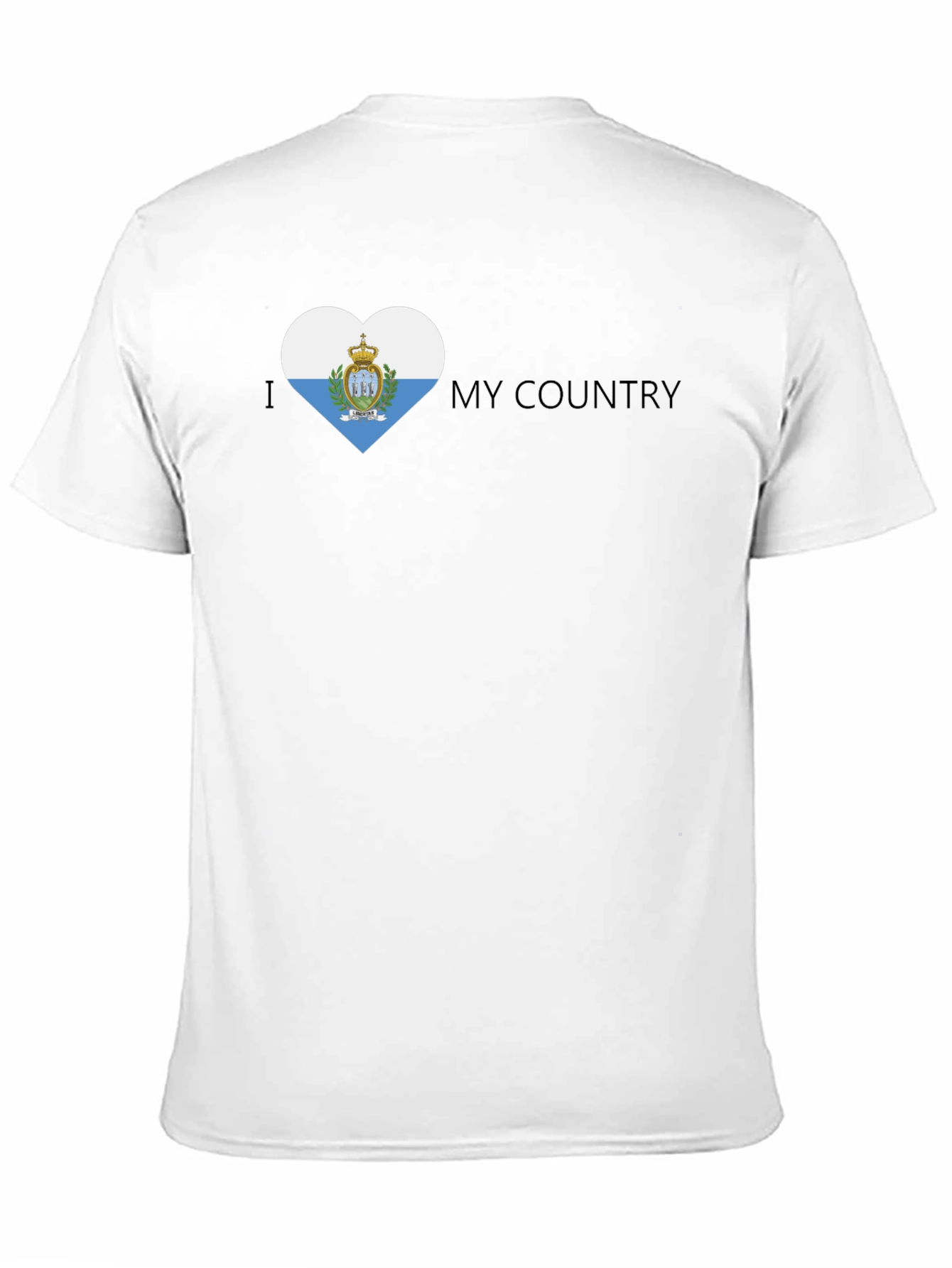 I Heart My Country - San Marino Flag T-Shirt