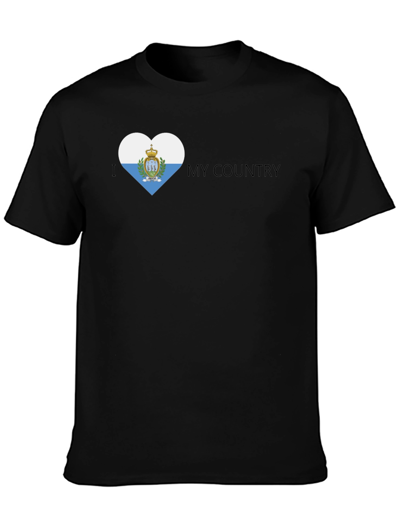 I Heart My Country - San Marino Flag T-Shirt