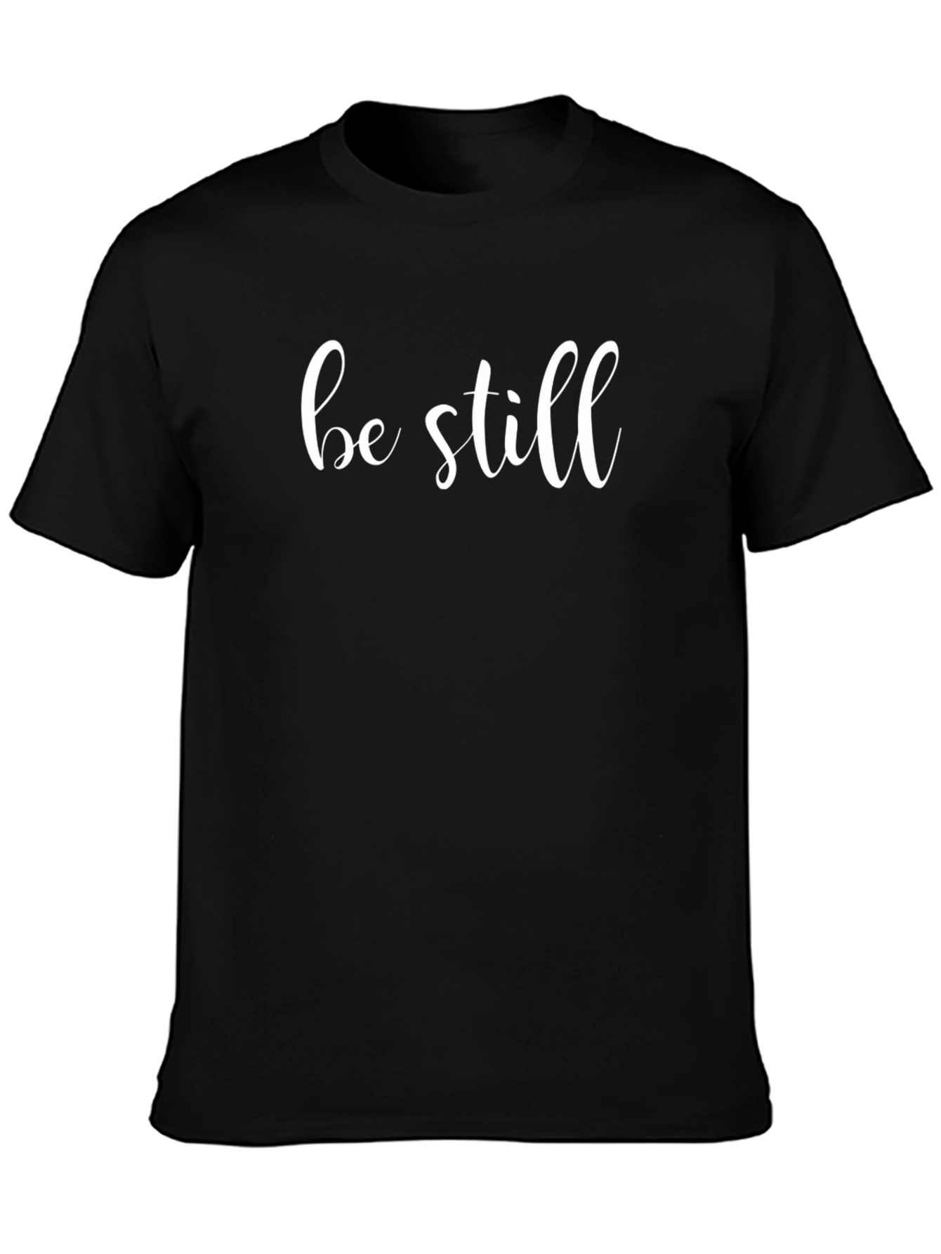 Be Still Graphic Tee - Mens Black T-Shirt