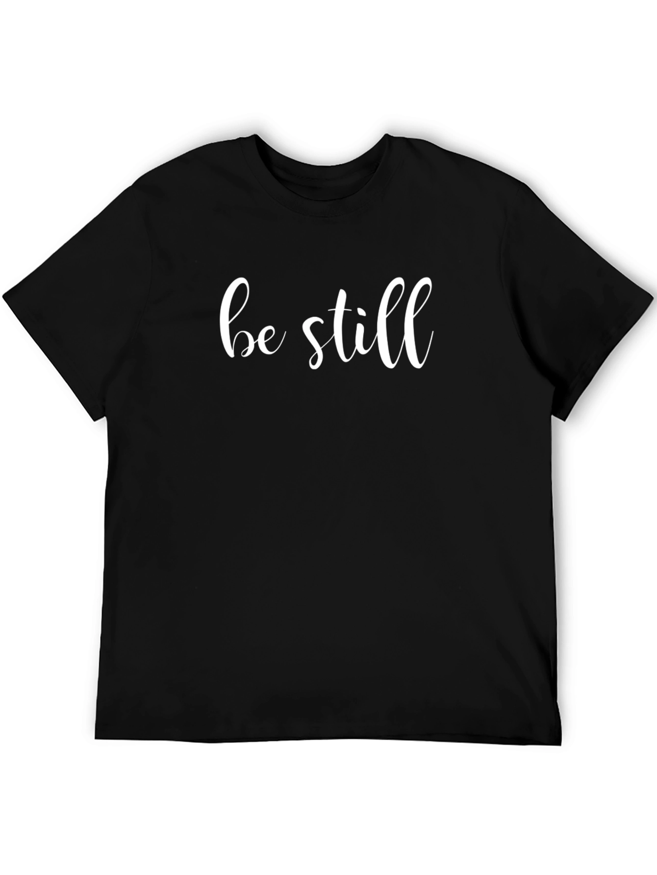 Be Still Graphic Tee - Mens Black T-Shirt