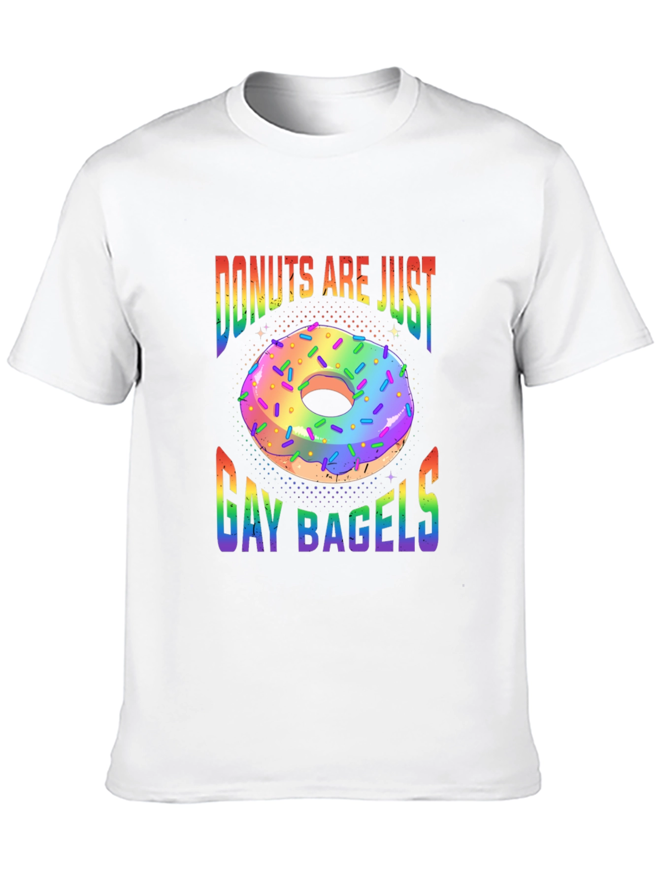 Donuts Are Just Gay Bagels Graphic Tee