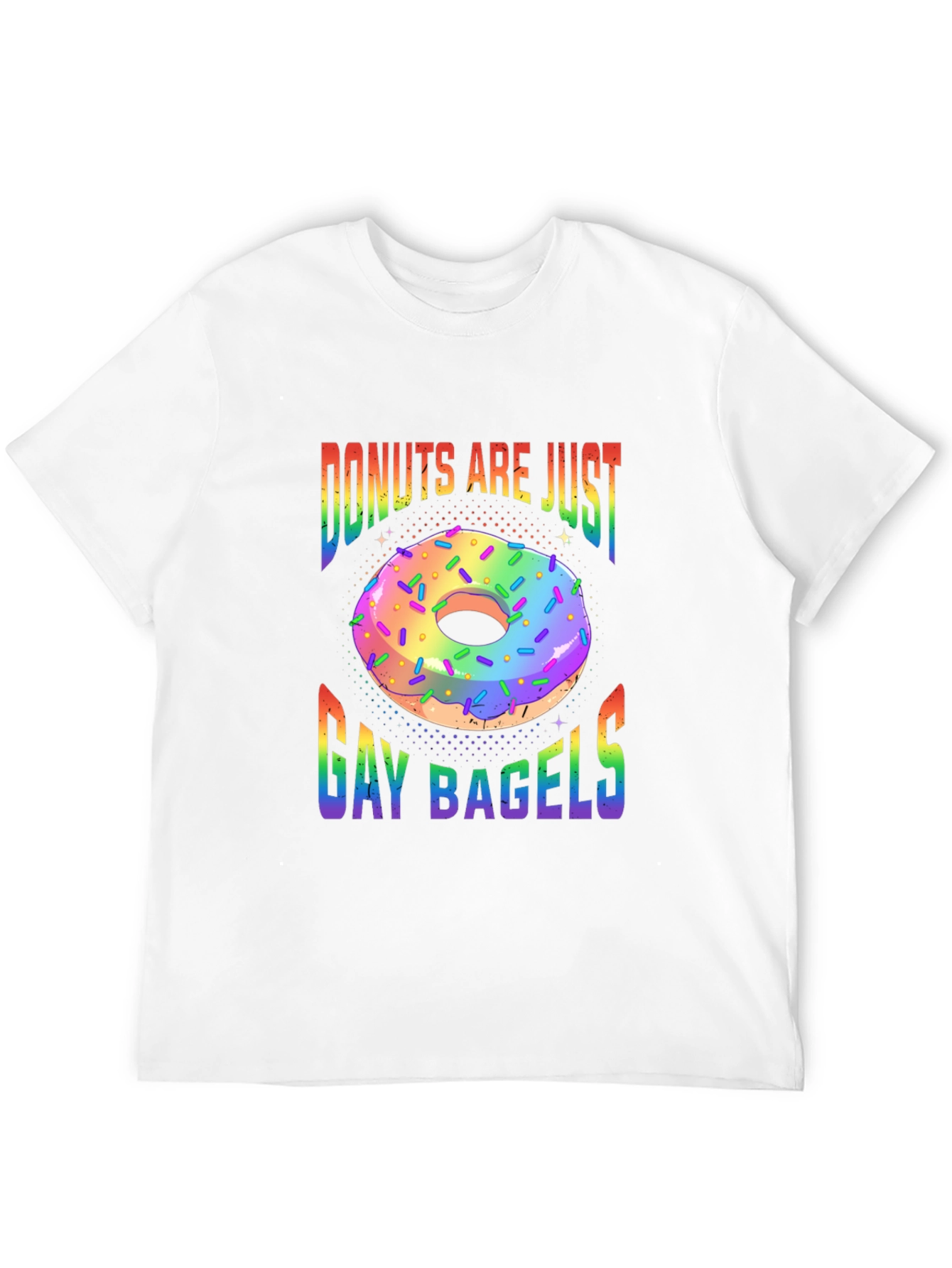 Donuts Are Just Gay Bagels Graphic Tee