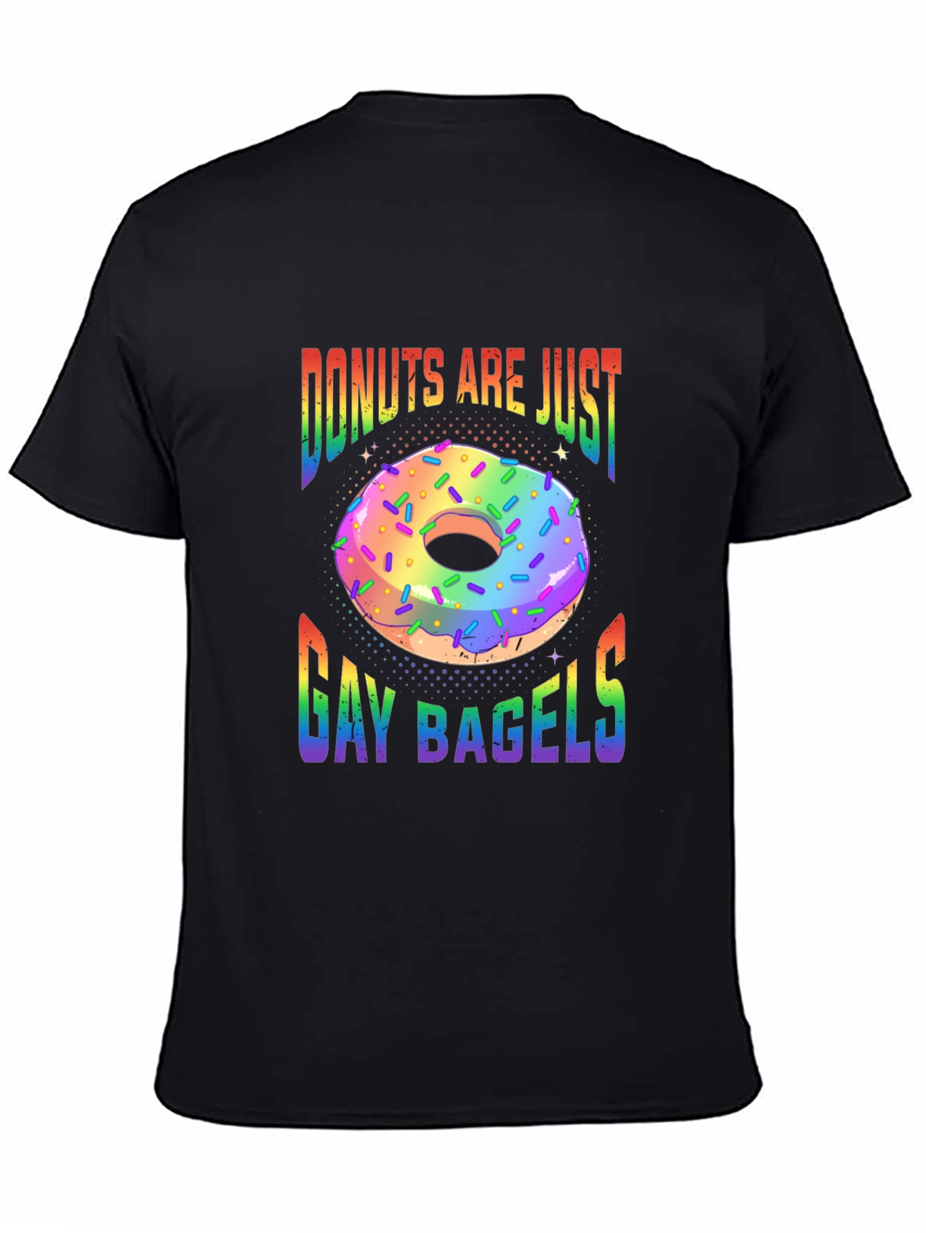 Donuts Are Just Gay Bagels Graphic Tee