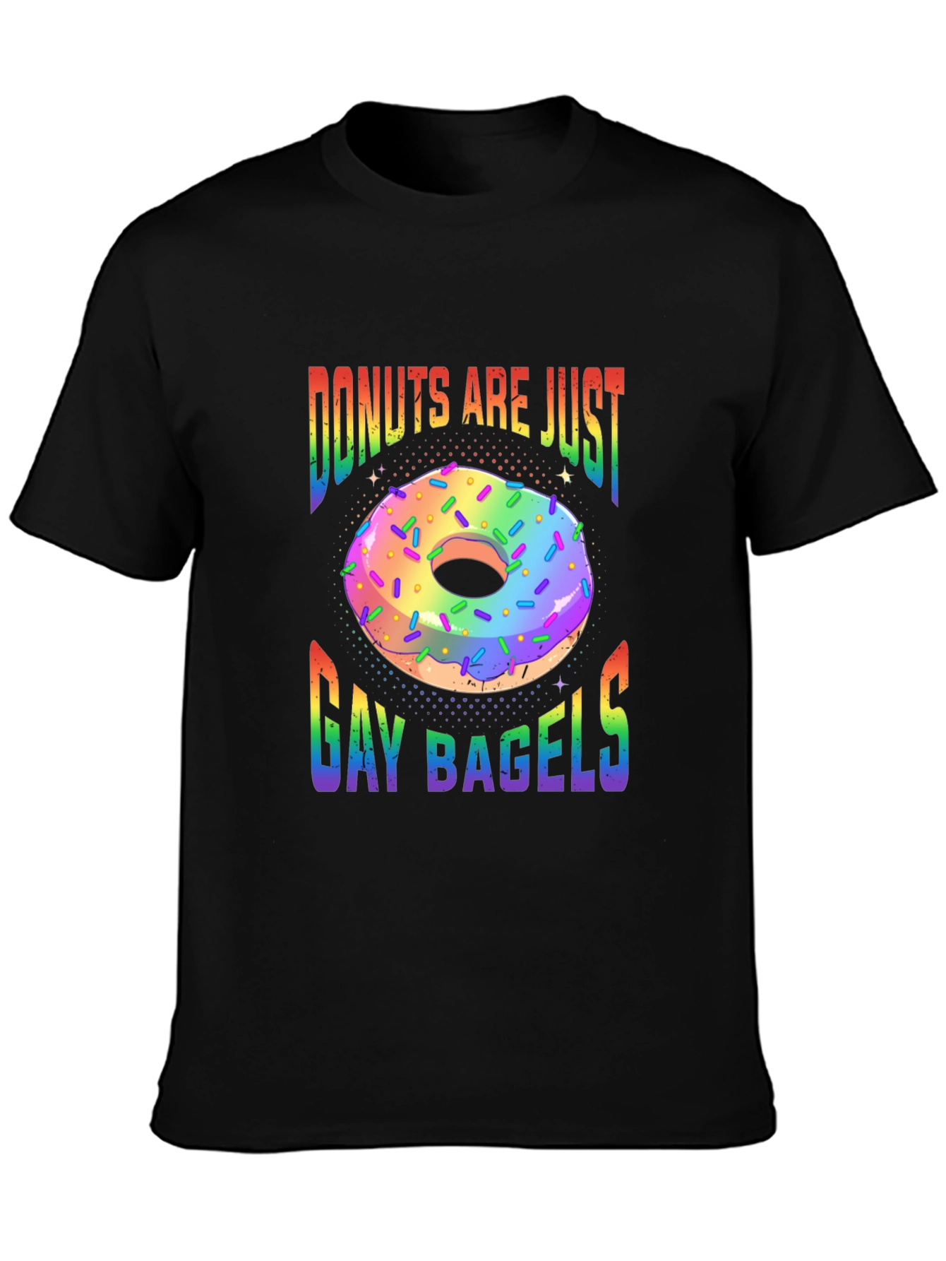 Donuts Are Just Gay Bagels Graphic Tee