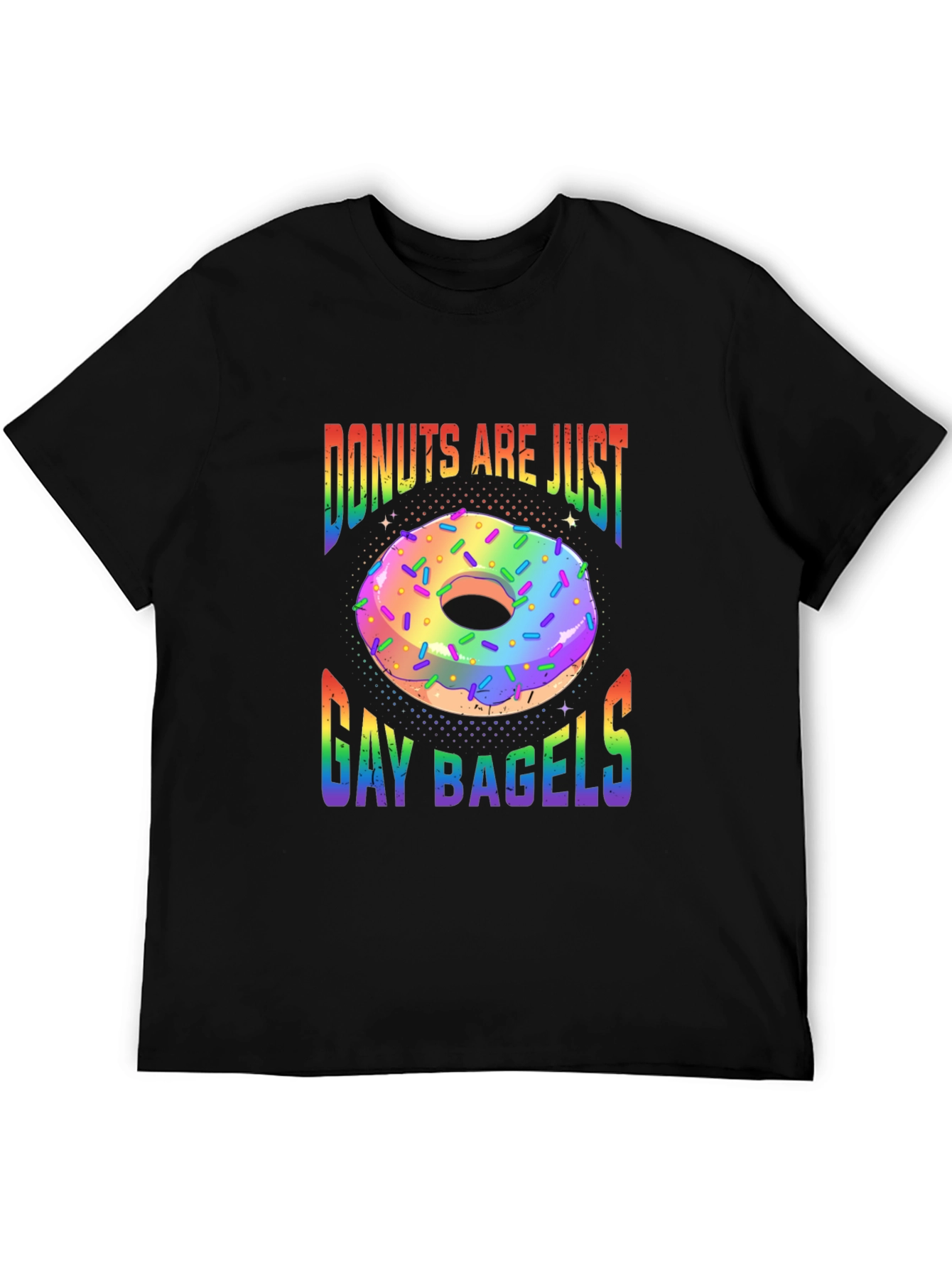 Donuts Are Just Gay Bagels Graphic Tee