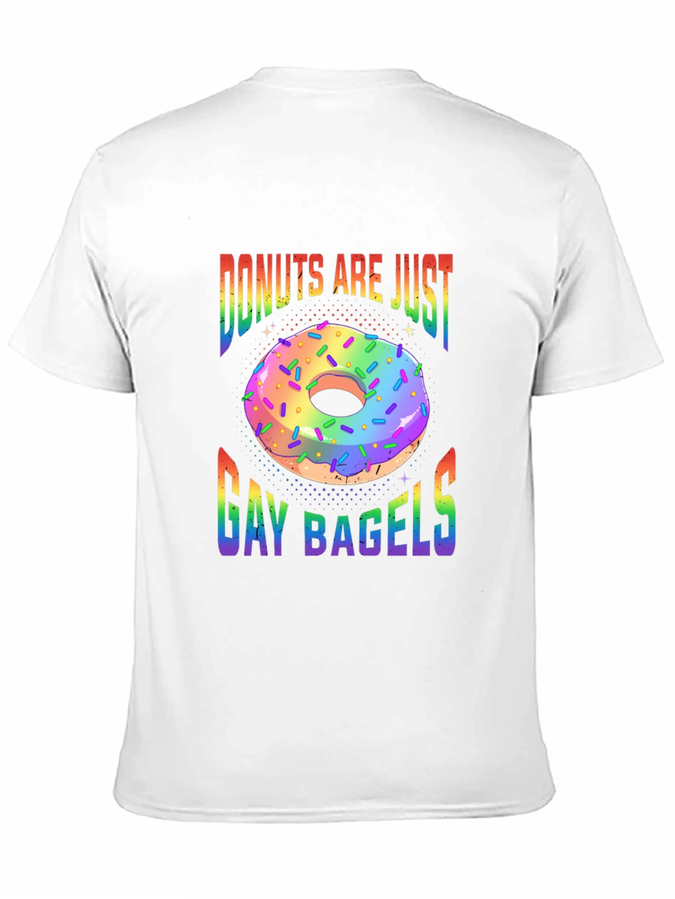 Donuts Are Just Gay Bagels Graphic Tee