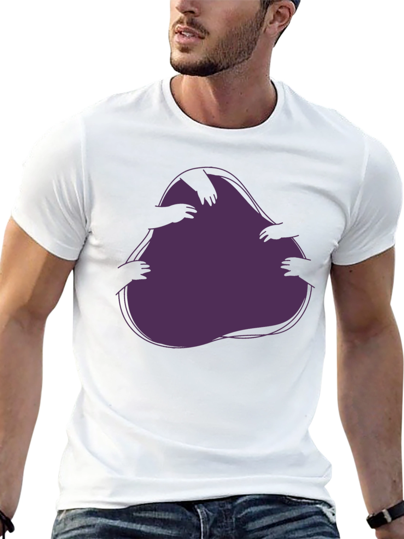 Mystic Hands Graphic T-Shirt - Black