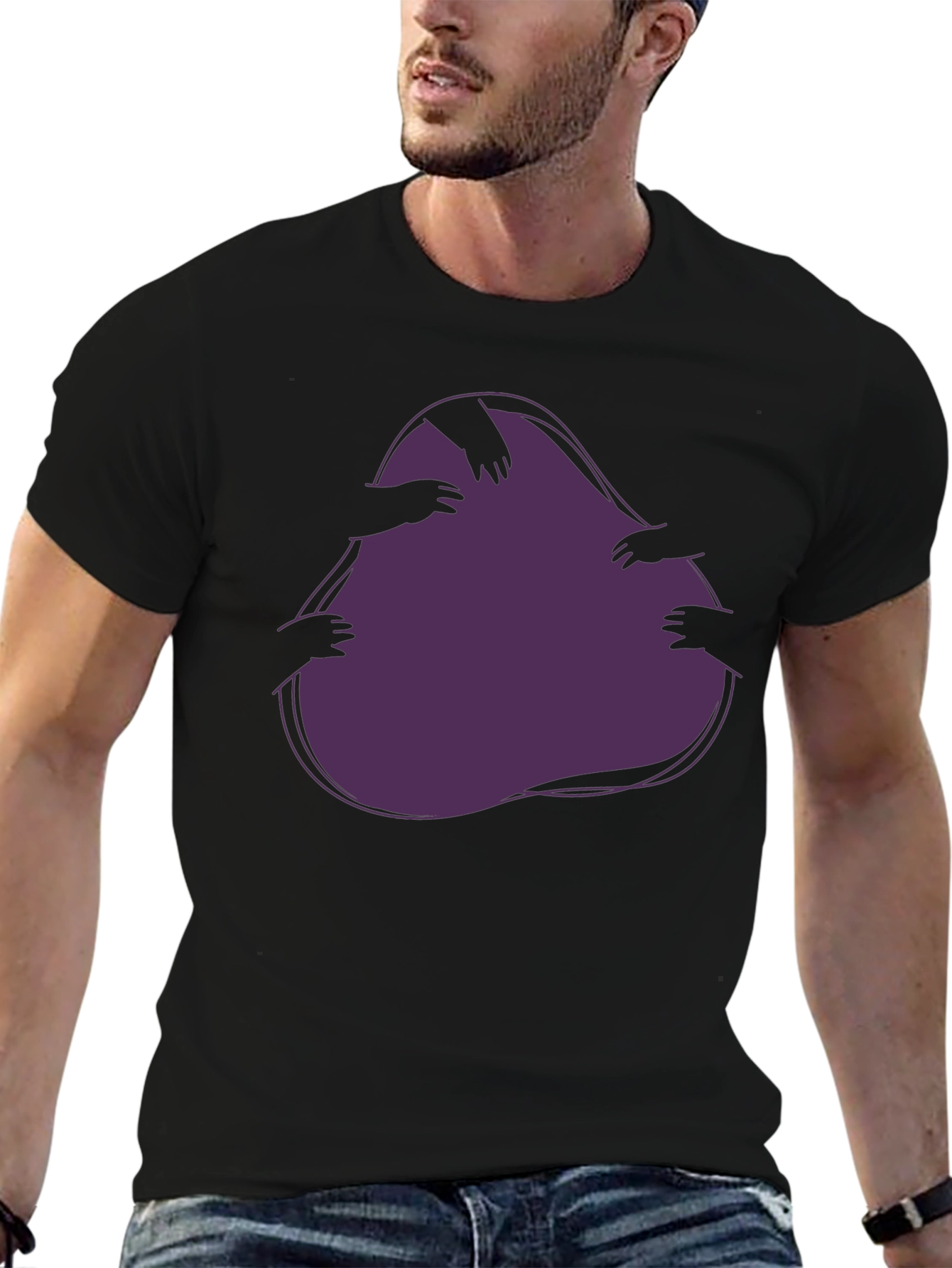 Mystic Hands Graphic T-Shirt - Black