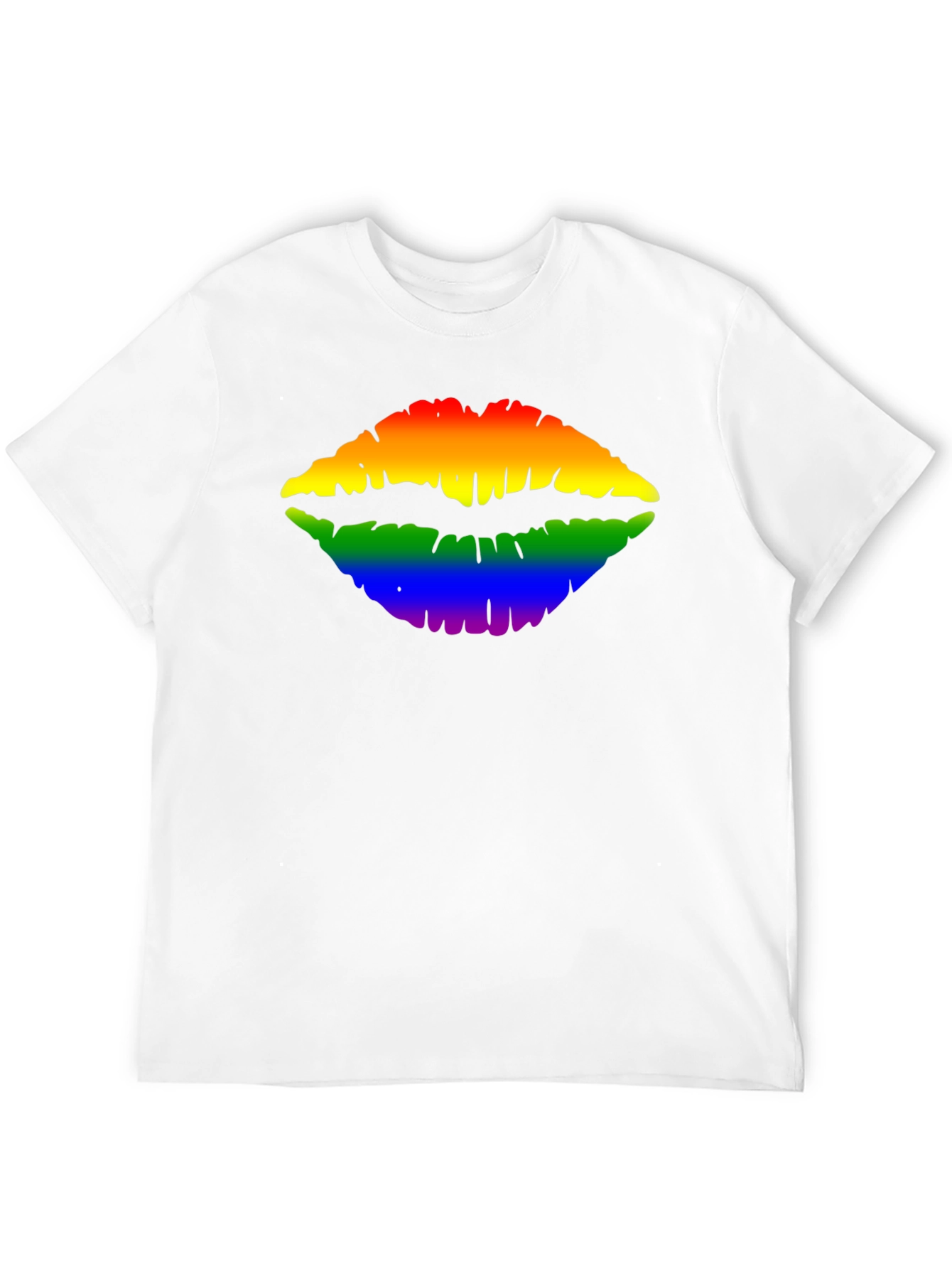 Rainbow Lips T-Shirt - Prideful Style