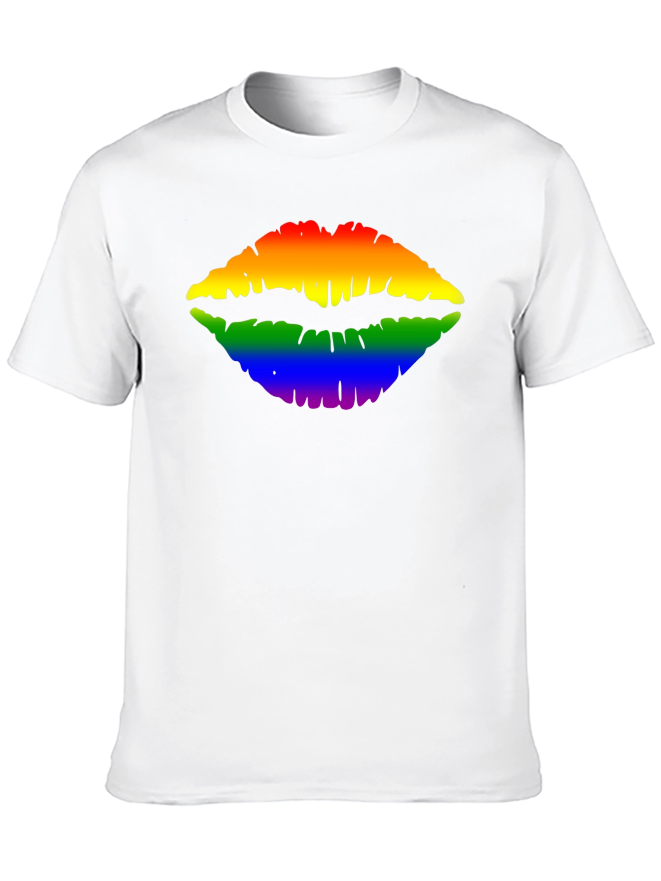 Rainbow Lips T-Shirt - Prideful Style