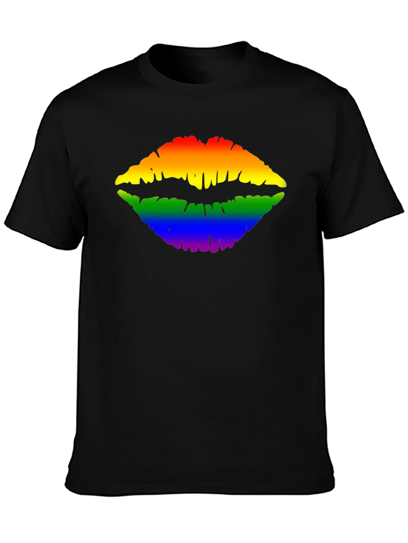 Rainbow Lips T-Shirt - Prideful Style